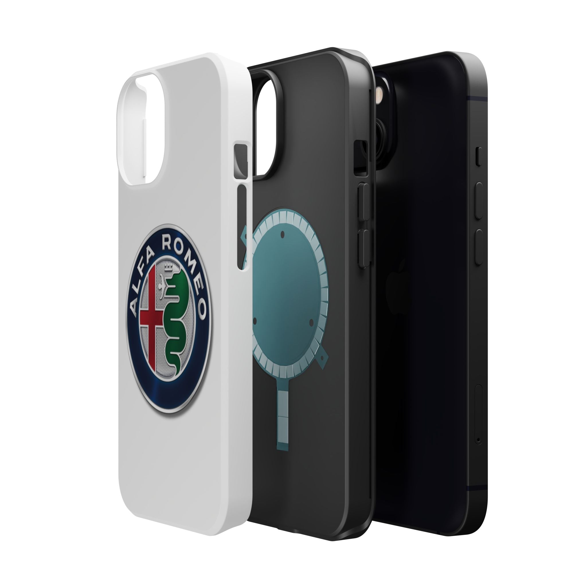 Alfa Romeo White Magnetic Tough Cases