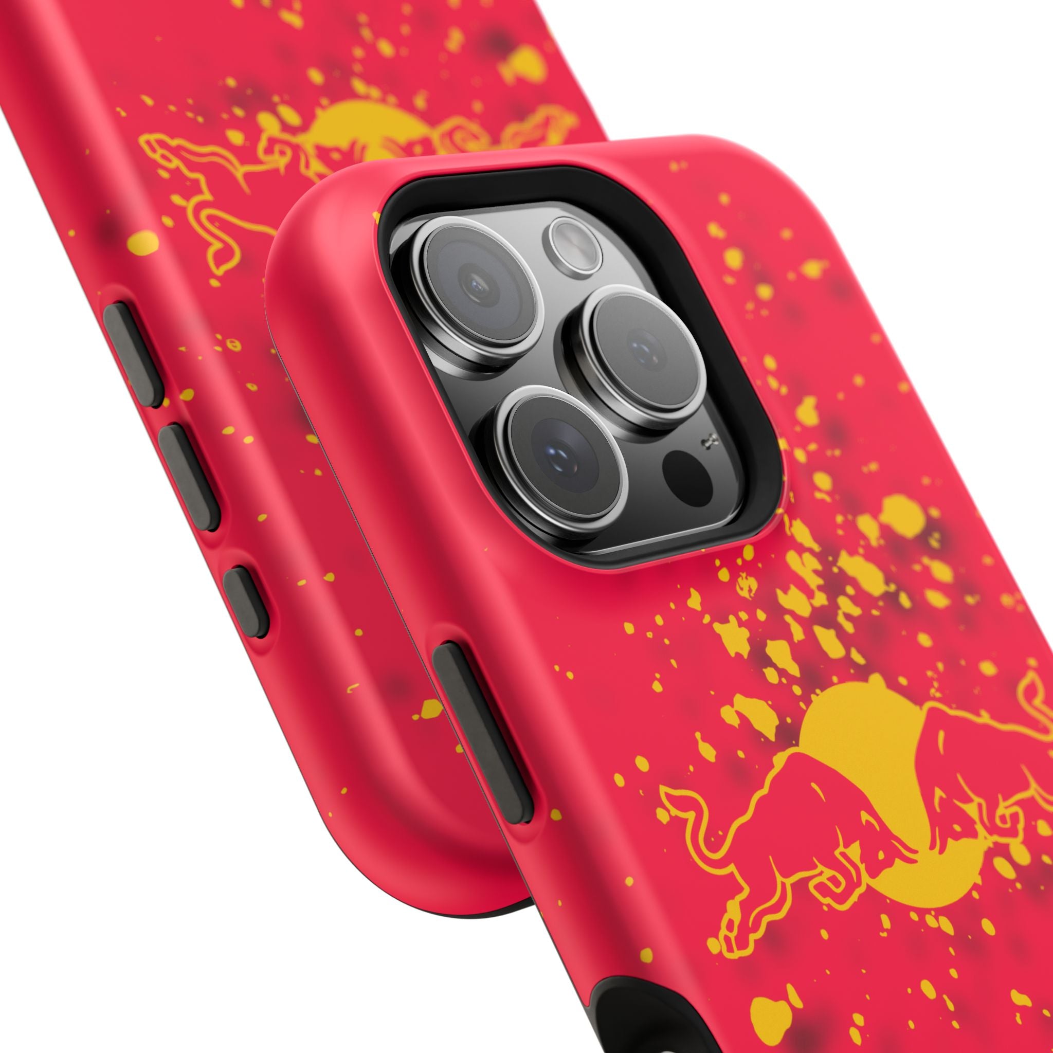 Red Bull with yellow splash inspired Magnetic Tough Cases