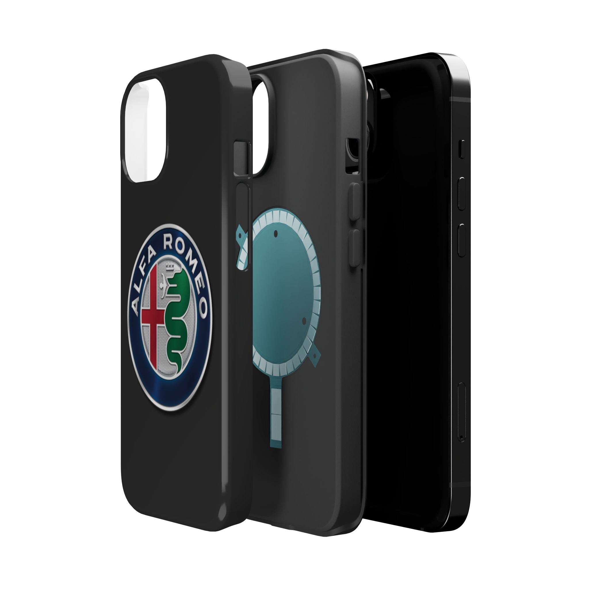 Alfa romeo black Magnetic Tough Cases