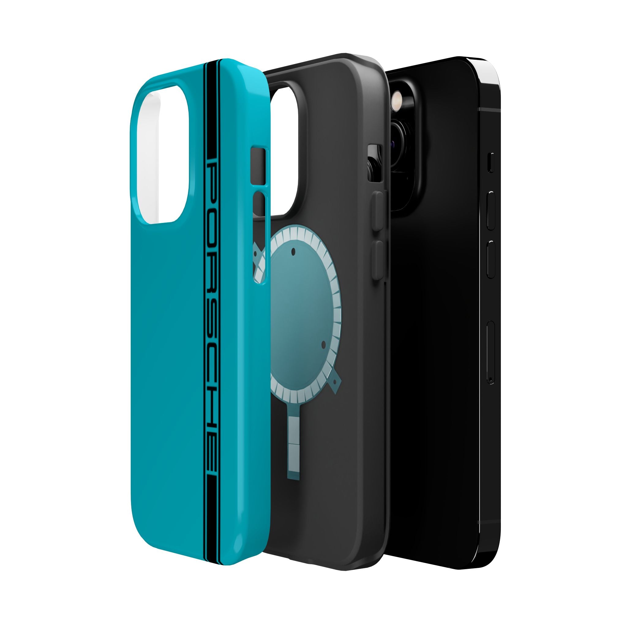 Porsche Miami blue inspired Magnetic Tough Cases