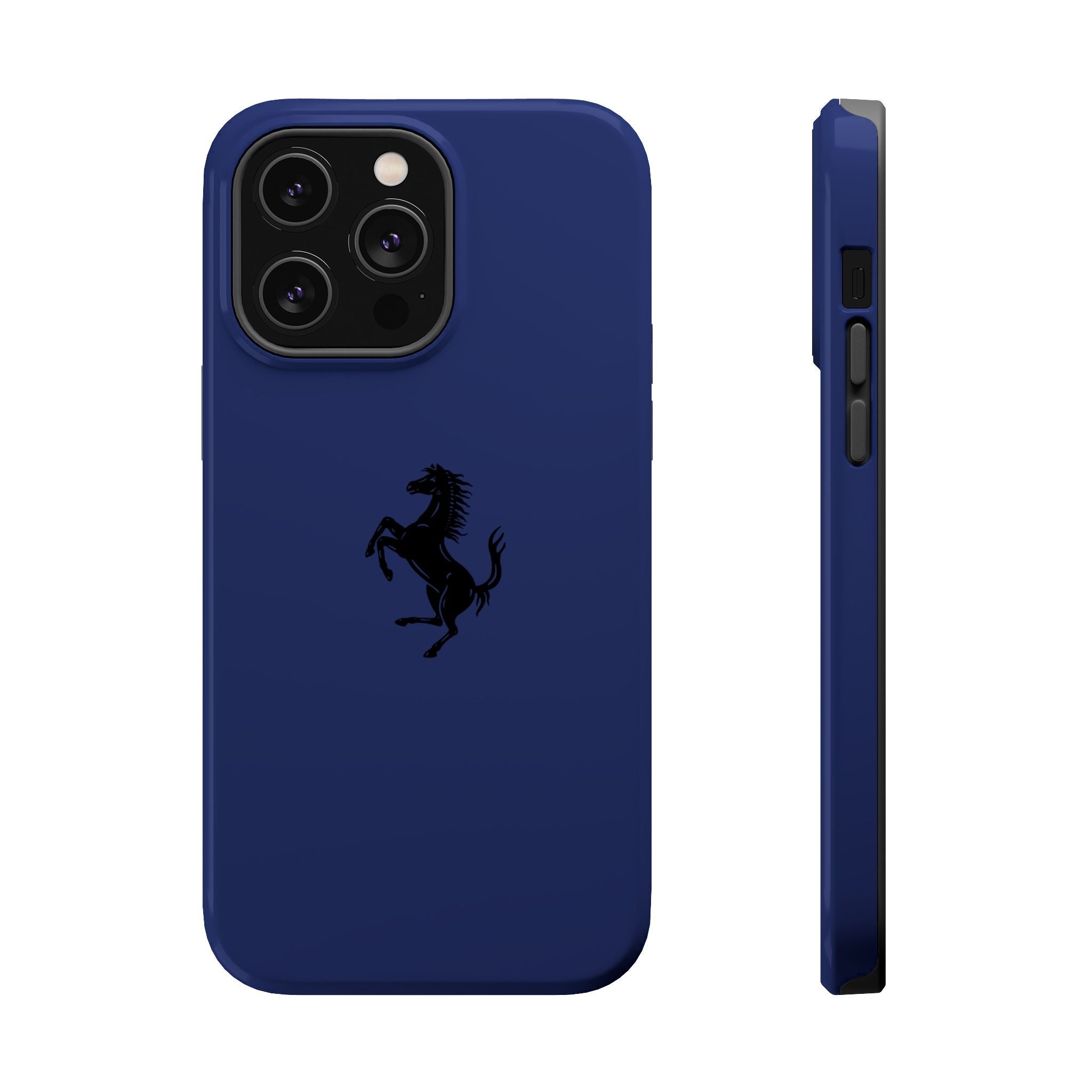 Ferrari horse blu pozzi inspired Magnetic Tough Cases