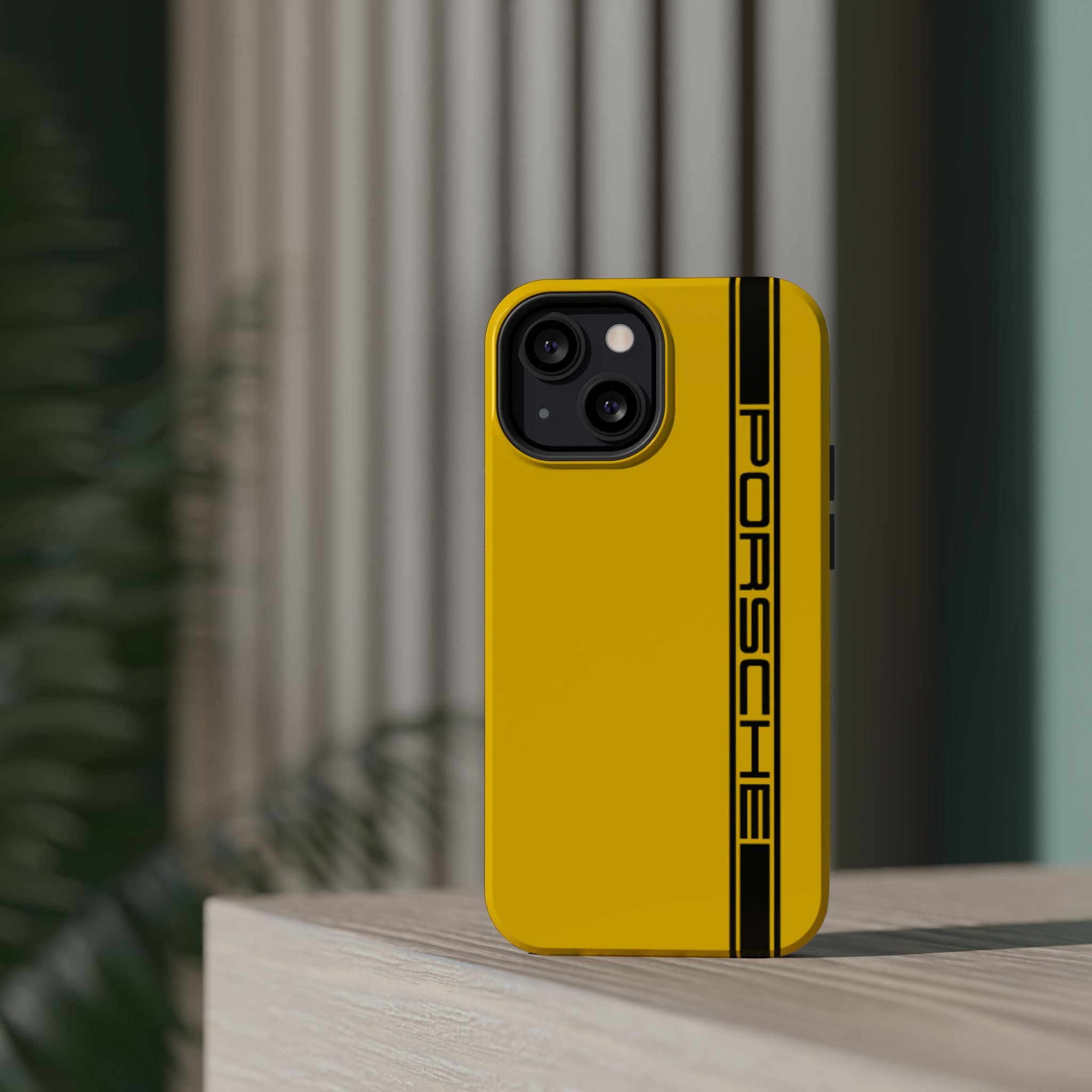 Porsche Speed yellow inspired Magnetic Tough Cases