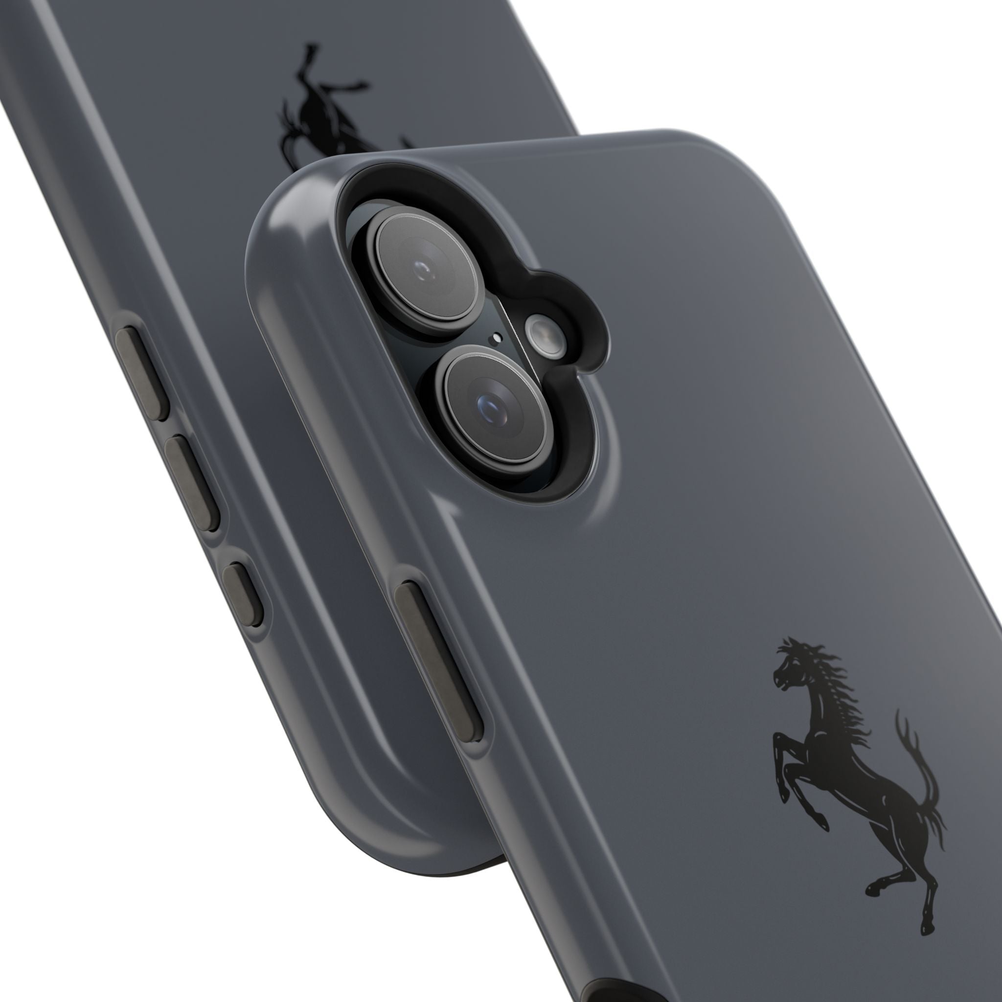 Ferrari horse Grigio silverstone inspired Magnetic Tough Cases