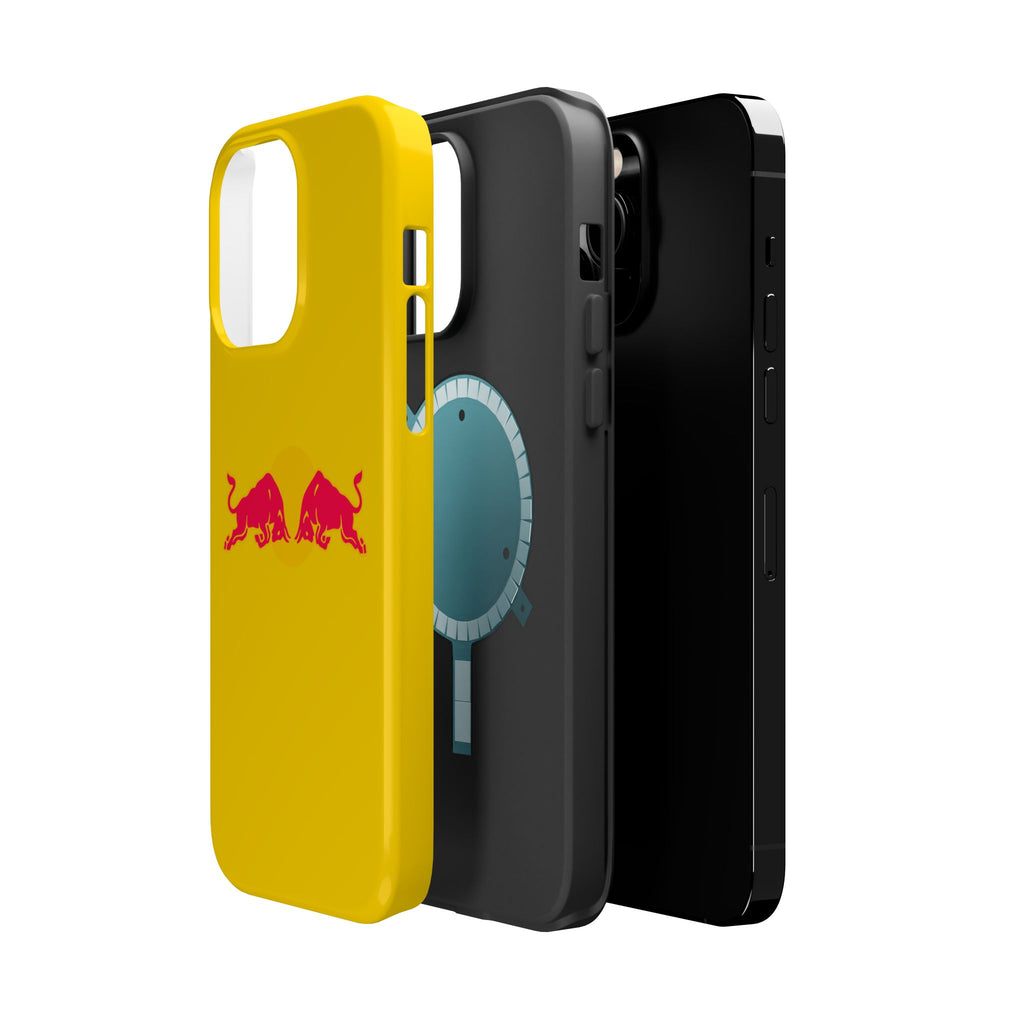 Red Bull yellow inspired Magnetic Tough Cases