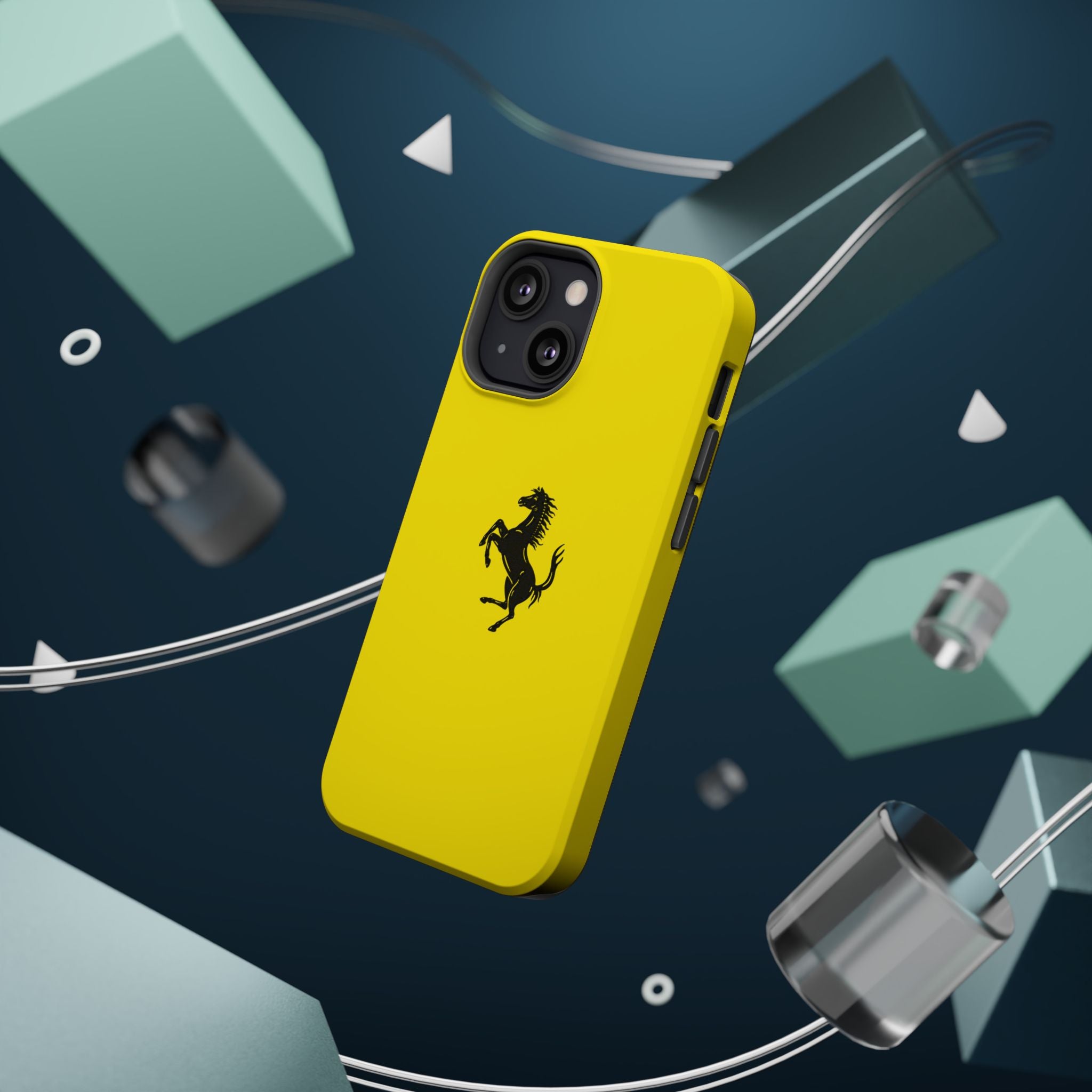 Ferrari horse Giallo Modena inspired Tough Cases
