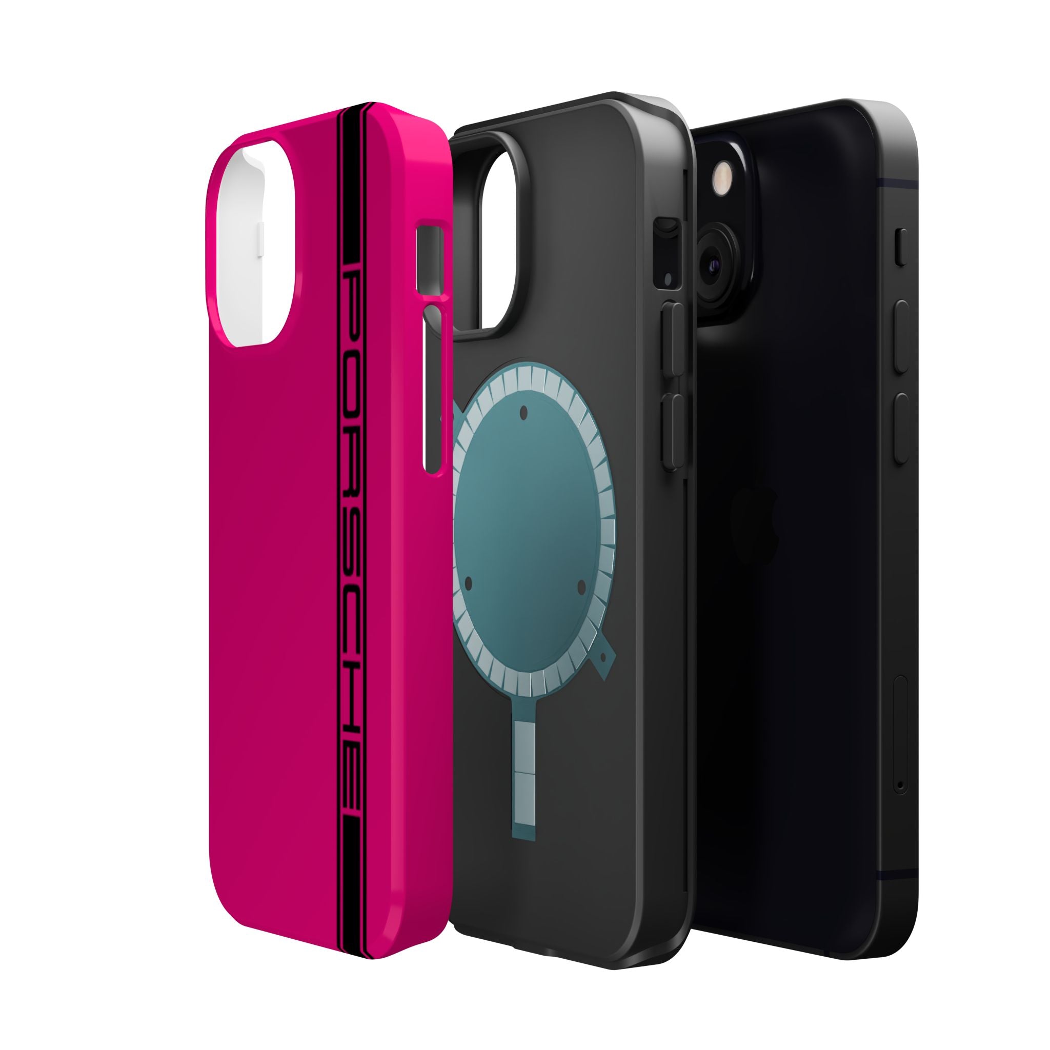 Porsche Rubystar colored inspired Magnetic Tough Cases