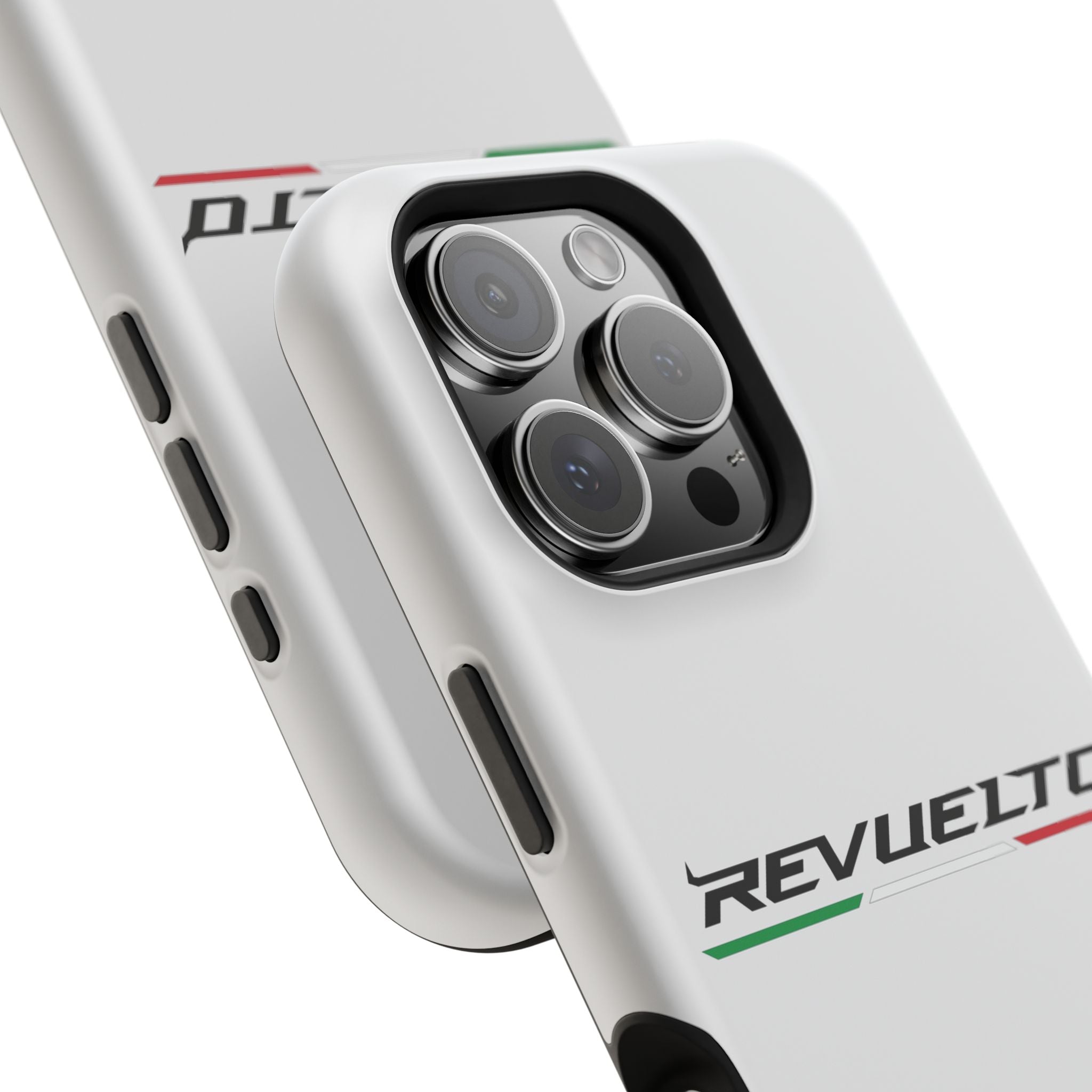 Lamborghini Revuelto White inspired Magnetic Tough Cases