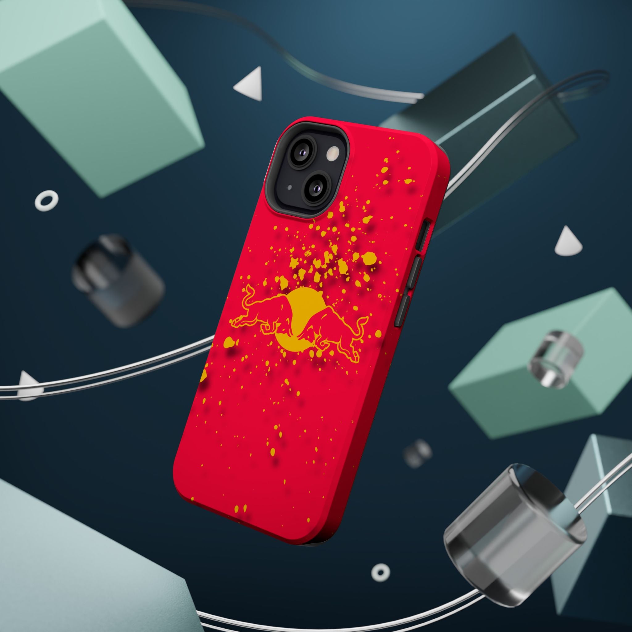 Red Bull with yellow splash inspired Magnetic Tough Cases