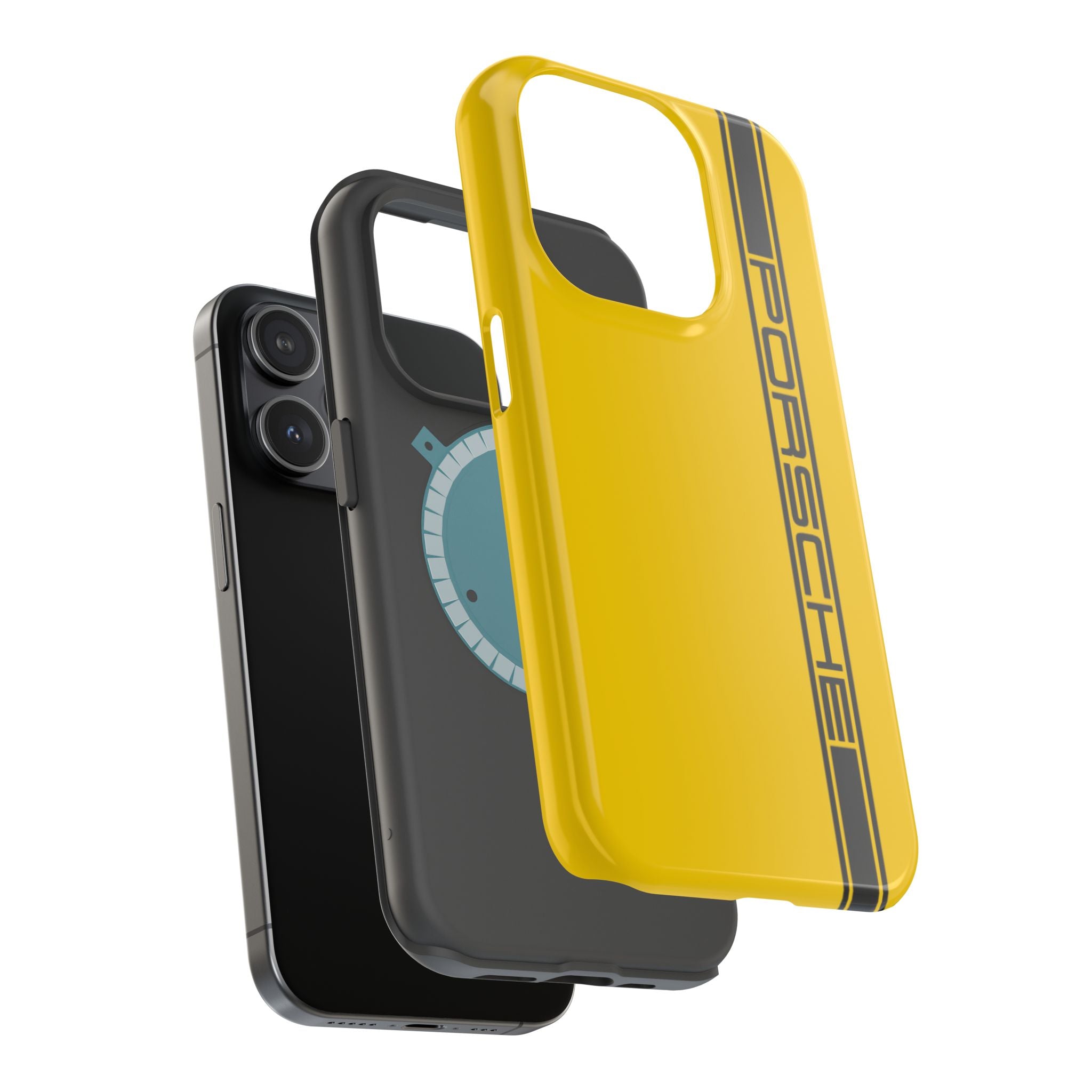 Porsche Speed yellow inspired Magnetic Tough Cases