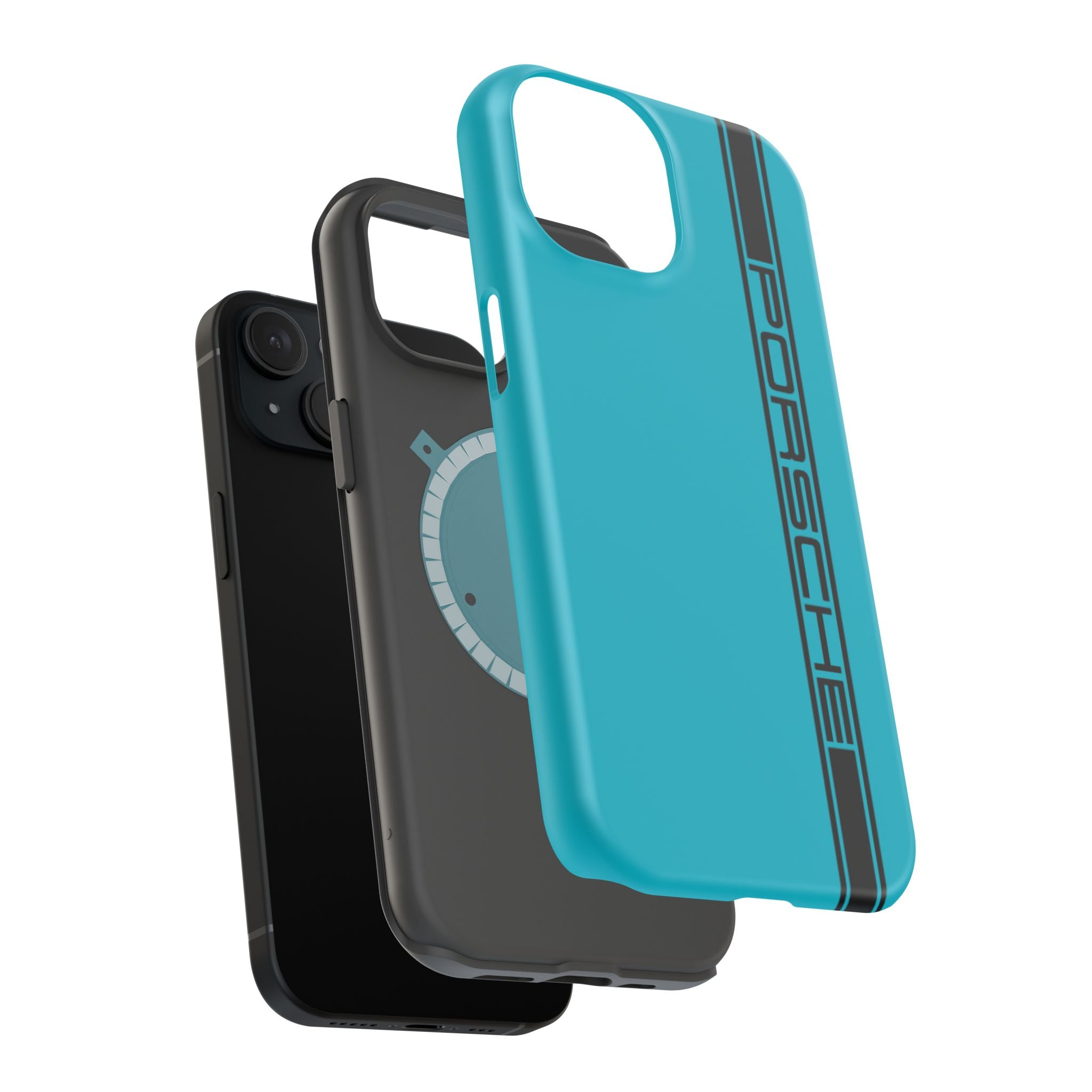 Porsche Miami blue inspired Magnetic Tough Cases