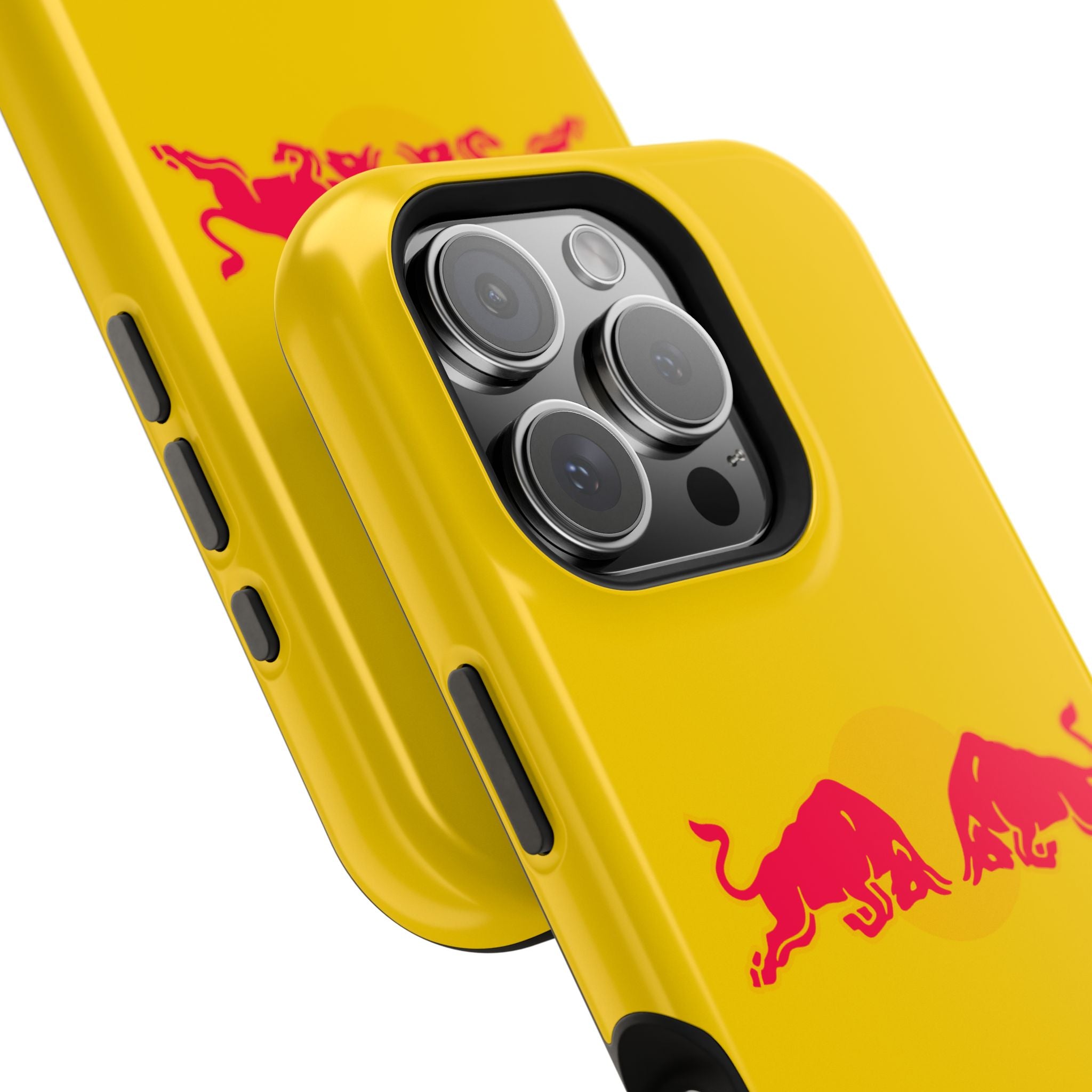 Red Bull yellow inspired Magnetic Tough Cases