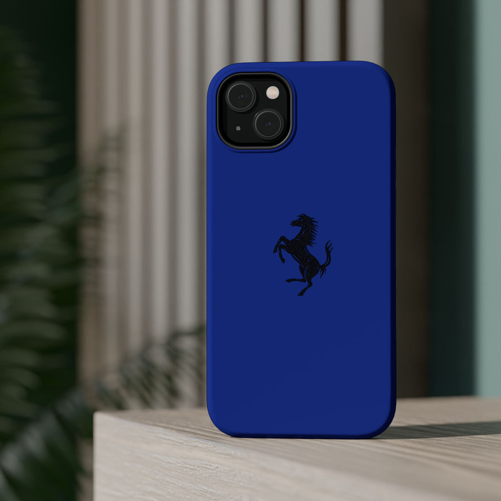 Ferrari horse blu Tour de France inspired Magnetic Tough Cases