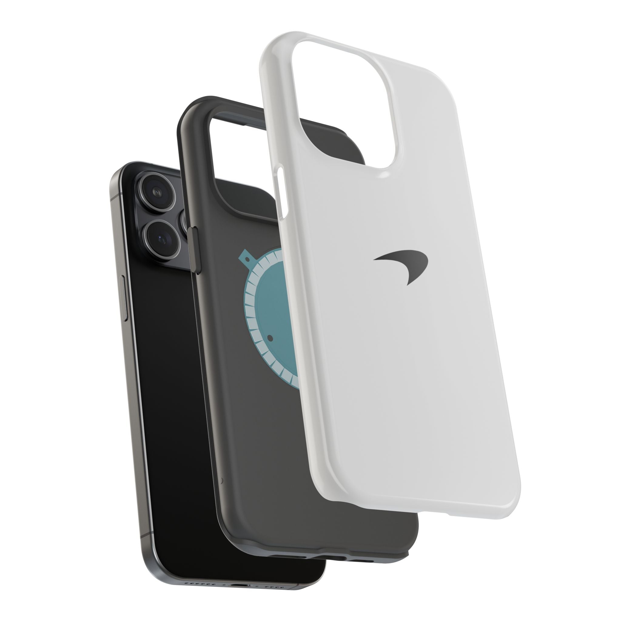 Pearl white mclaren inspired Magnetic Tough Cases
