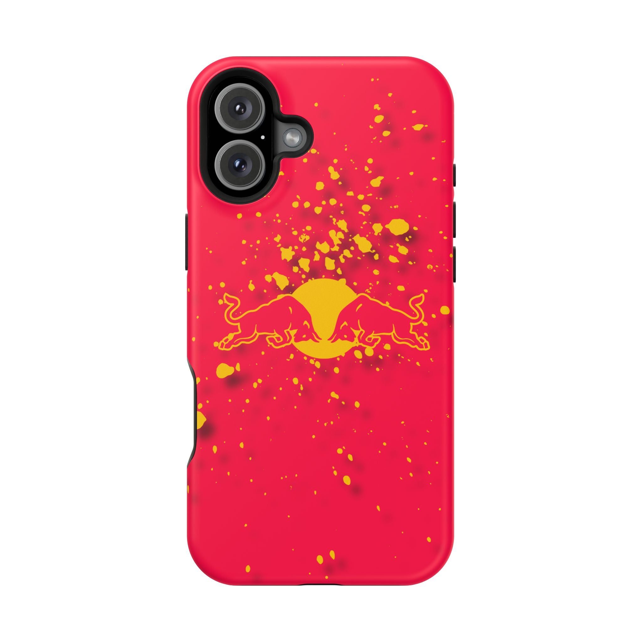Red Bull with yellow splash inspired Magnetic Tough Cases