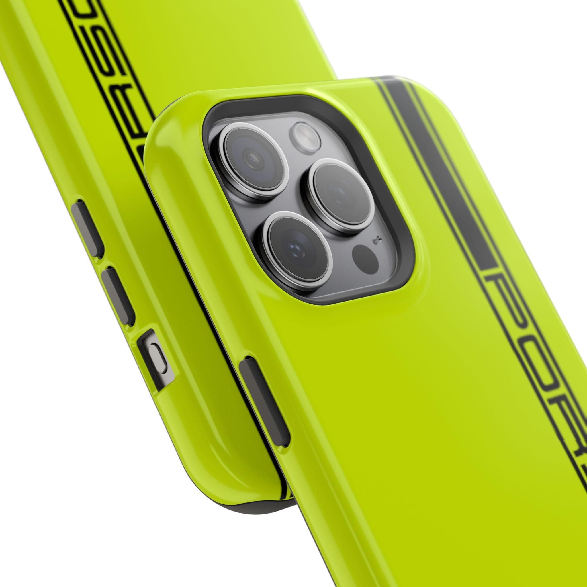Porsche Acid Green Magnetic Tough Cases