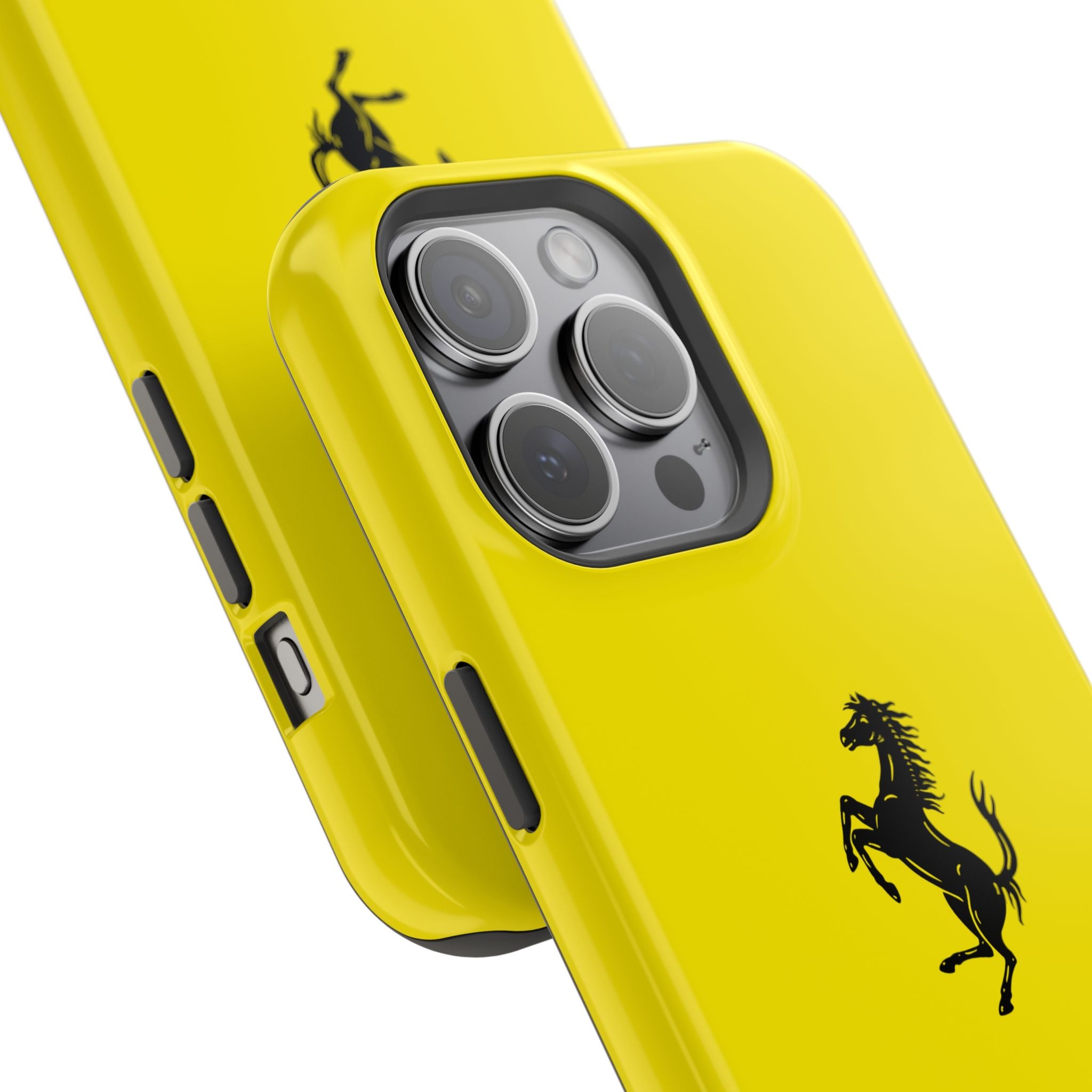 Ferrari horse Giallo Modena inspired Tough Cases