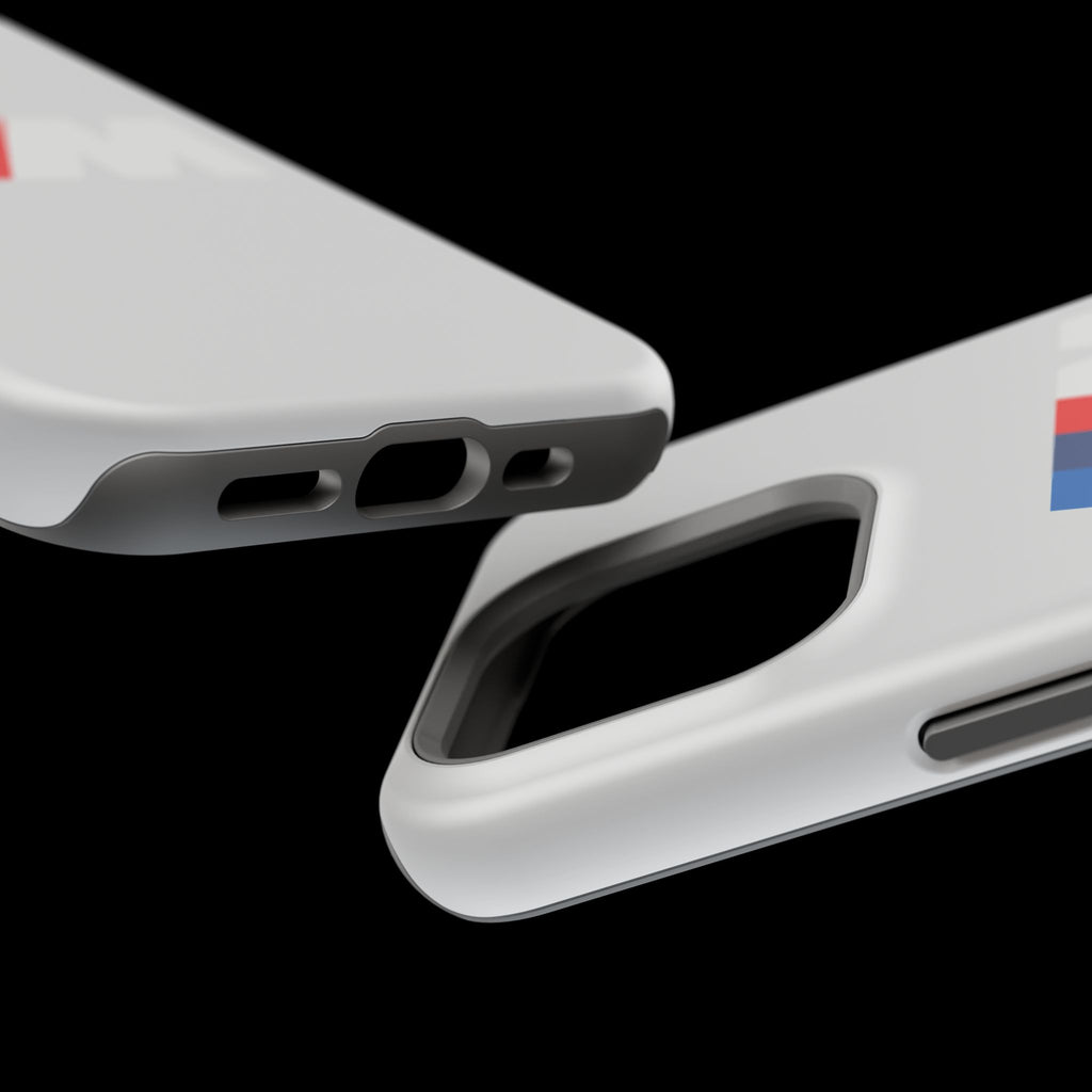 M badge inspired Magnetic Tough Cases