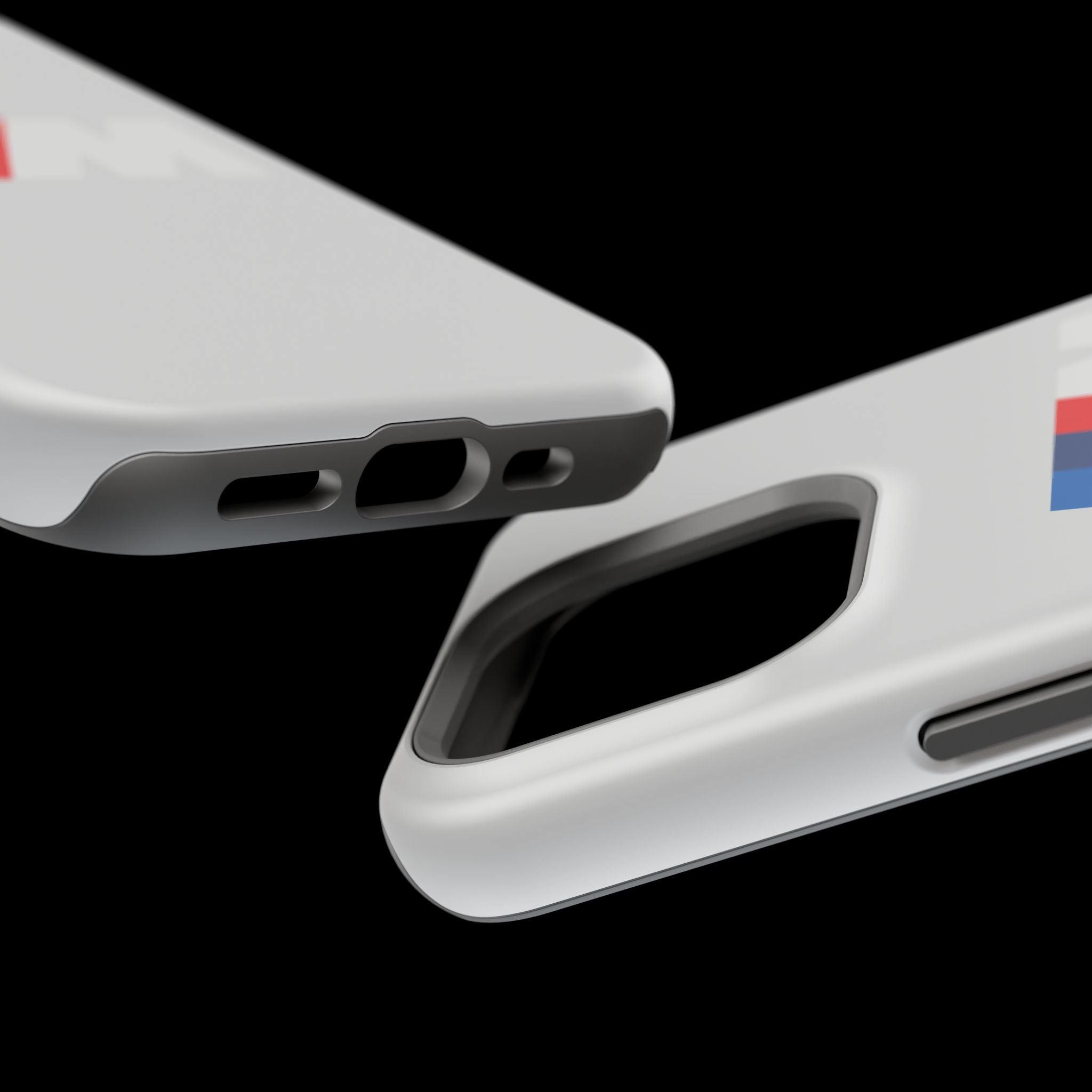 M badge inspired Magnetic Tough Cases