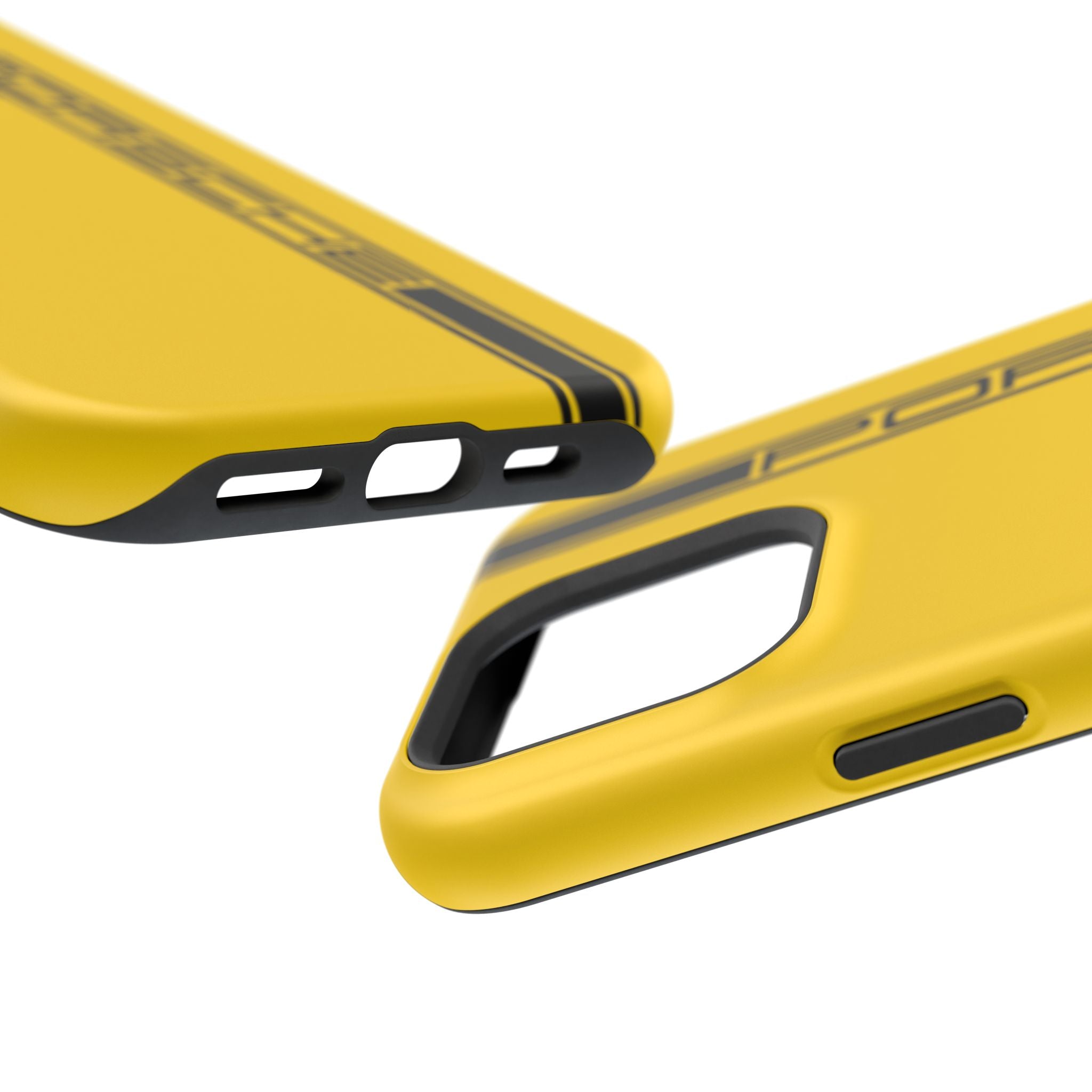 Porsche Speed yellow inspired Magnetic Tough Cases