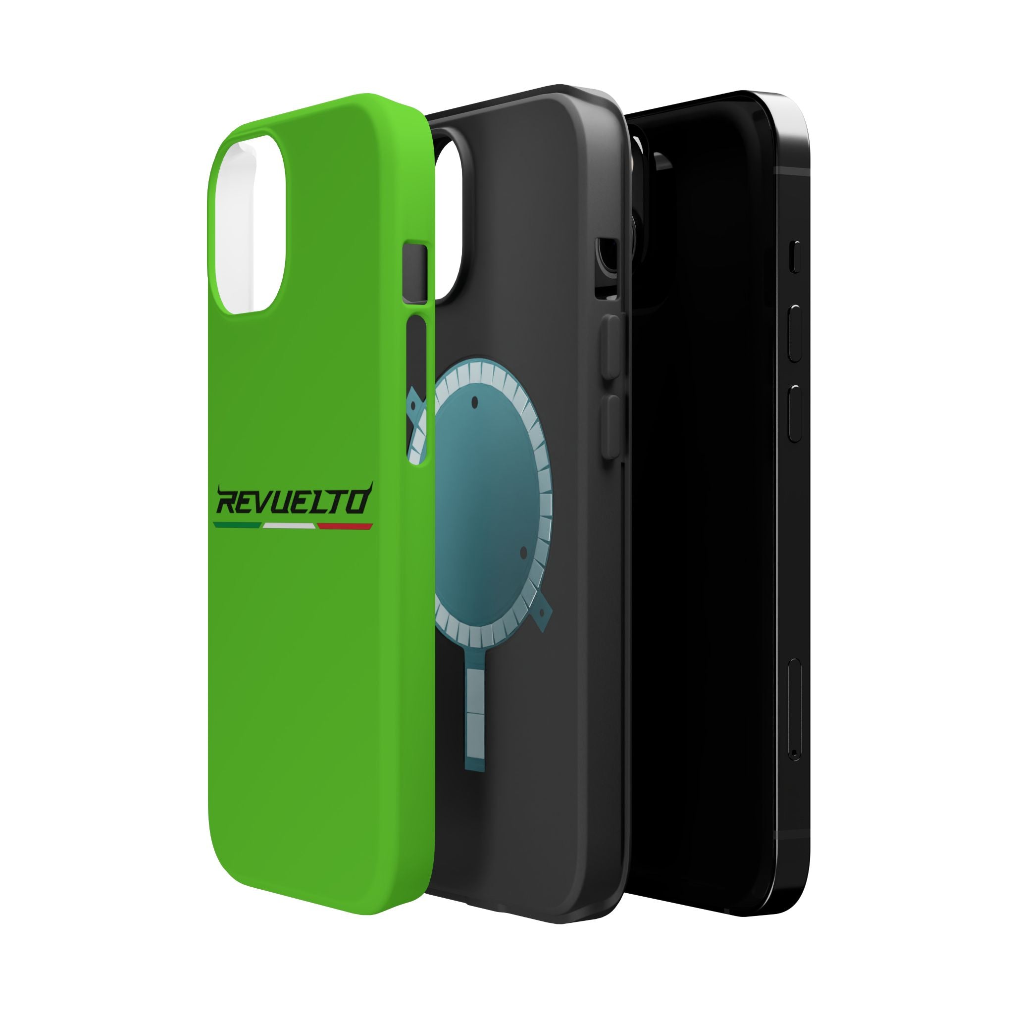 Lamborghini Revuelto Green inspired Magnetic Tough Cases