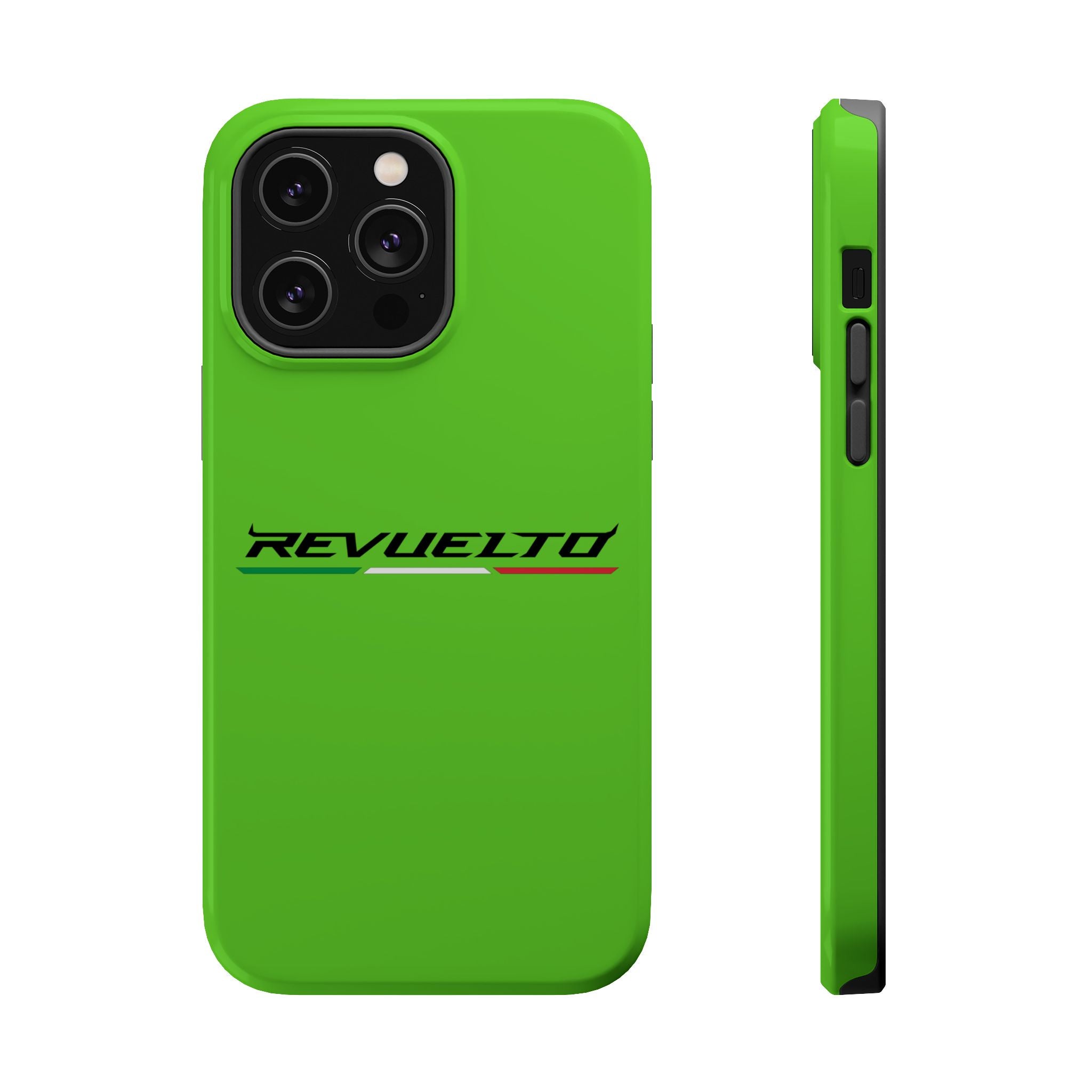 Lamborghini Revuelto Green inspired Magnetic Tough Cases