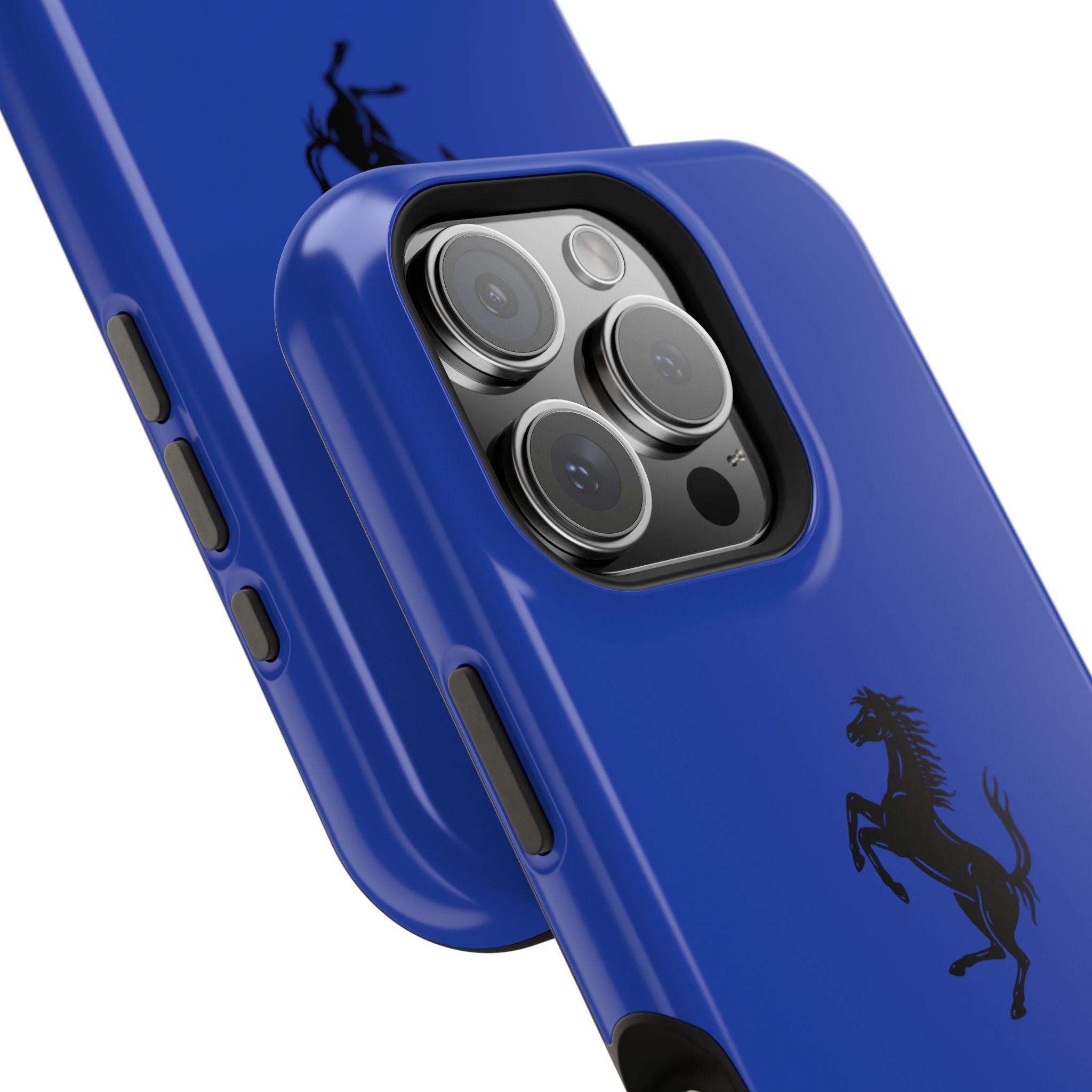 Ferrari horse blu Tour de France inspired Magnetic Tough Cases