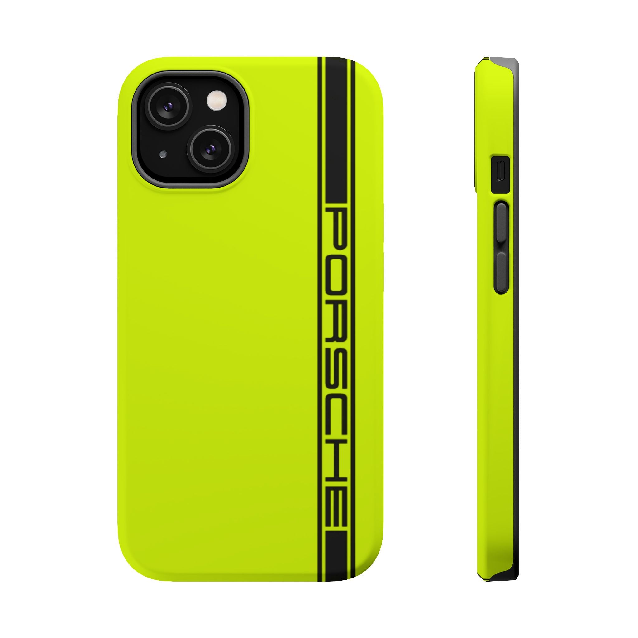 Porsche Acid Green Magnetic Tough Cases
