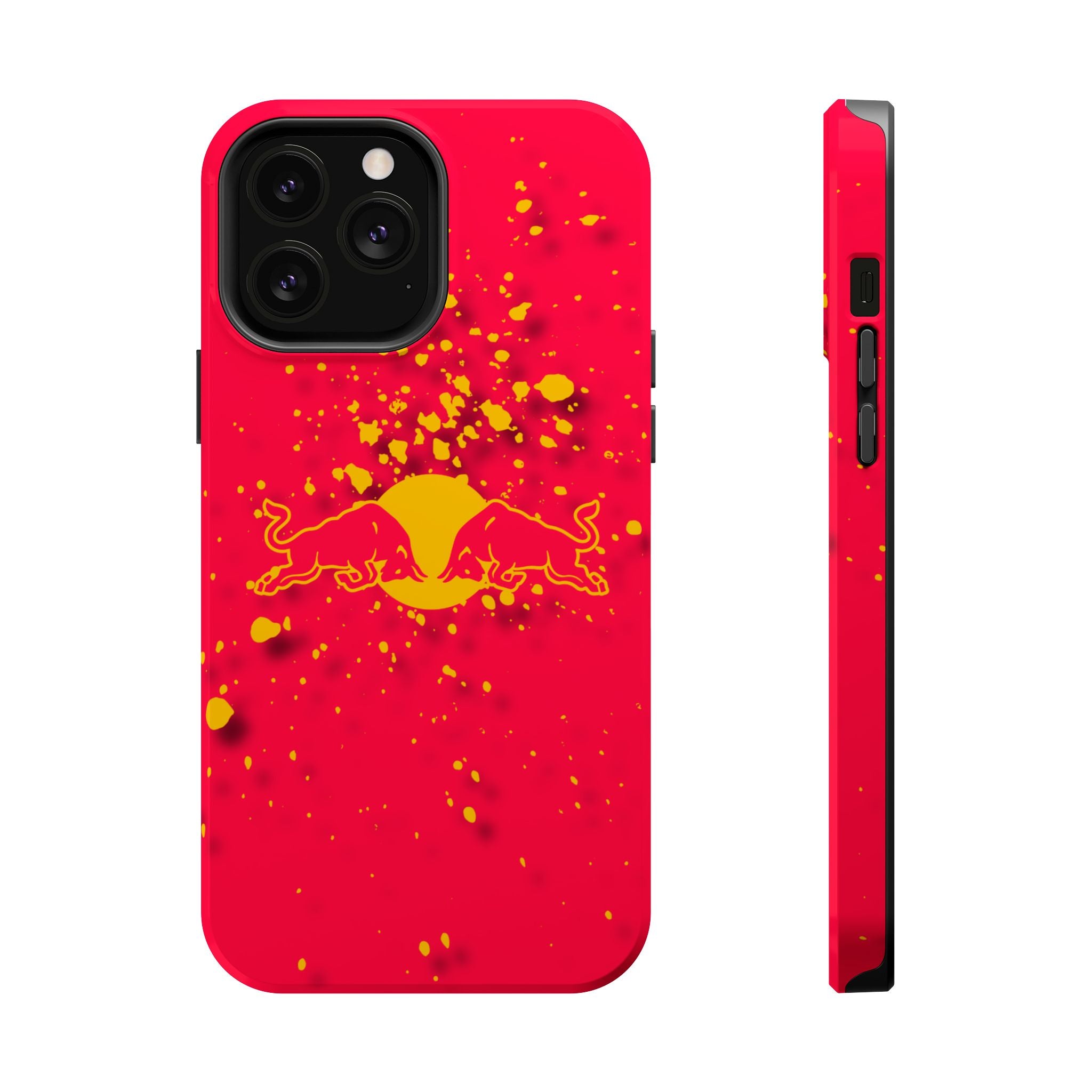 Red Bull with yellow splash inspired Magnetic Tough Cases
