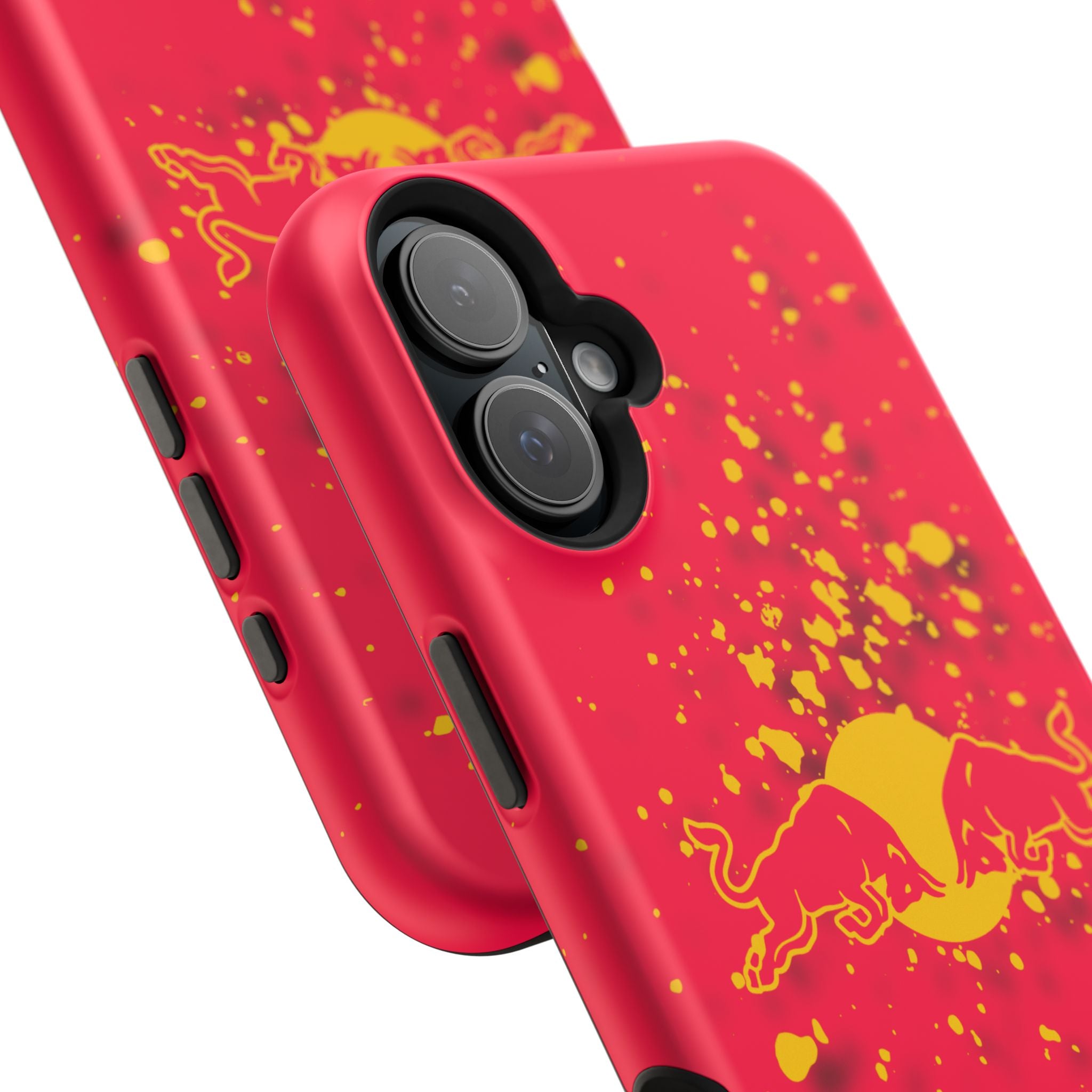 Red Bull with yellow splash inspired Magnetic Tough Cases