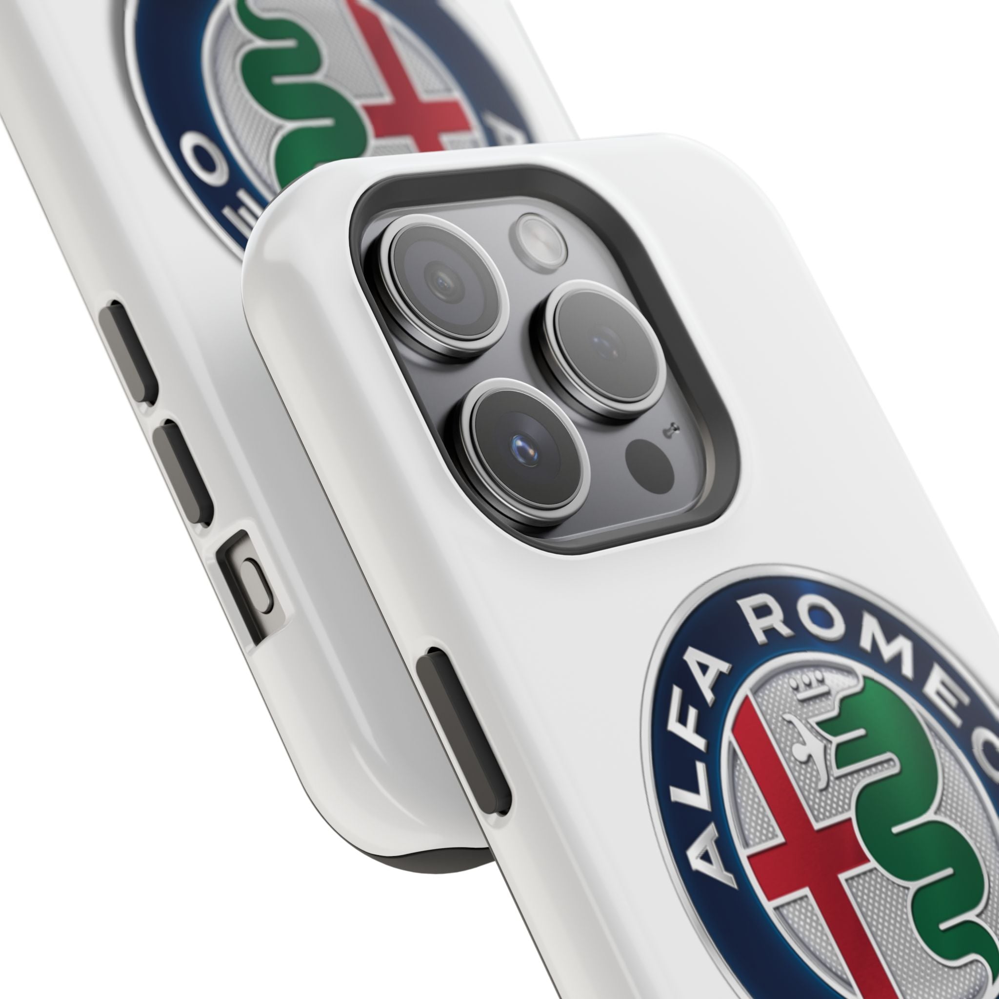 Alfa Romeo White Magnetic Tough Cases