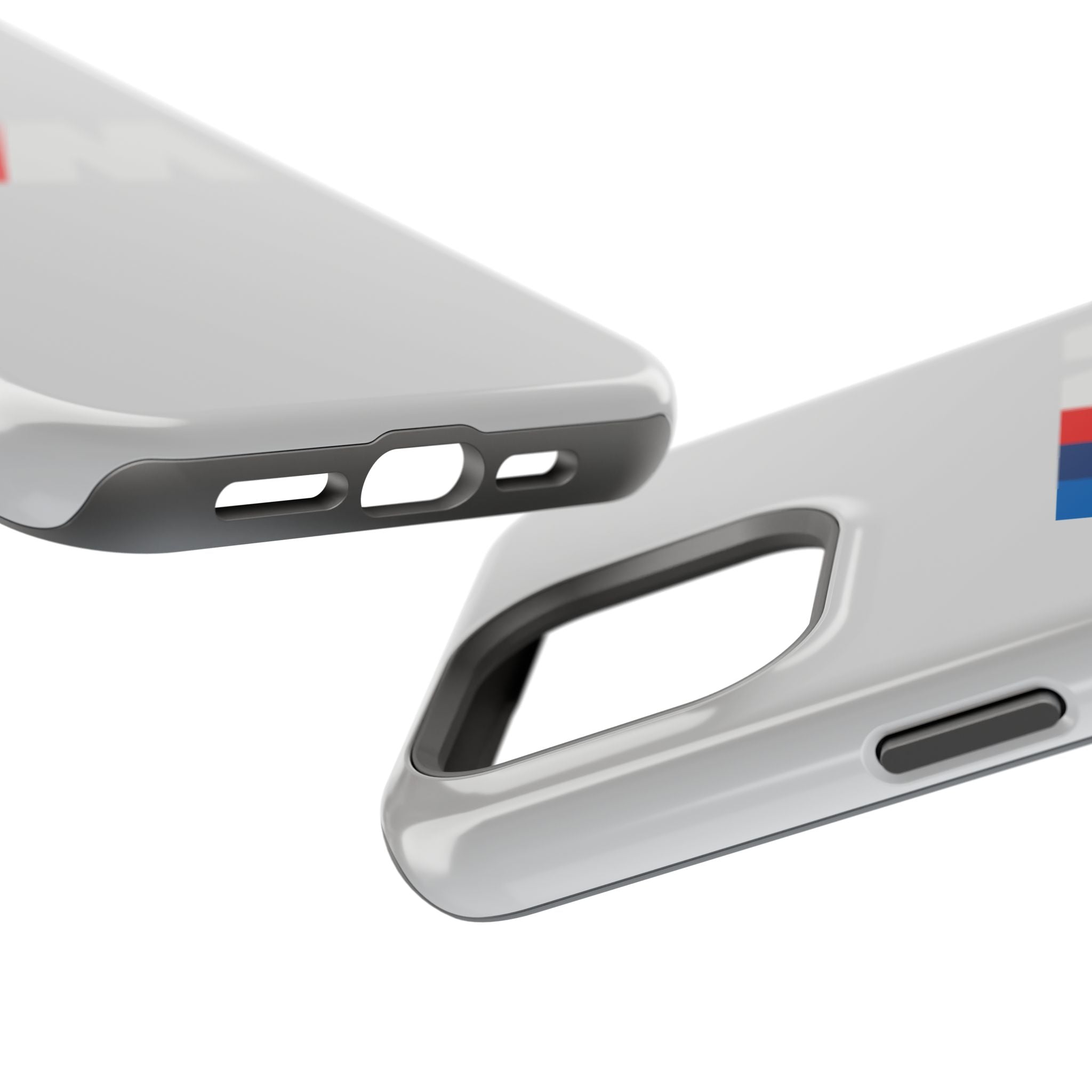 M badge inspired Magnetic Tough Cases
