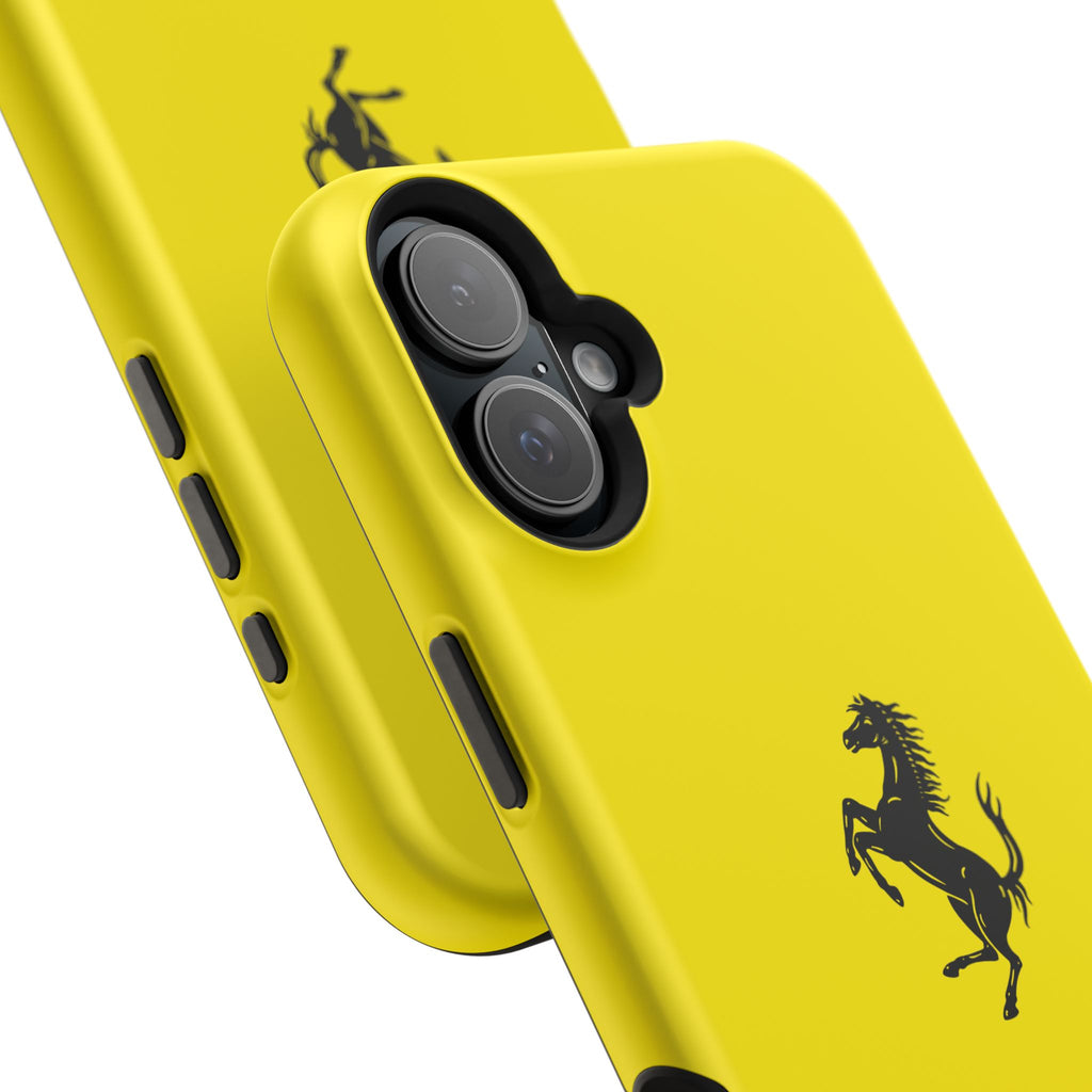 Ferrari horse giallo modena inspired Magnetic Tough Cases