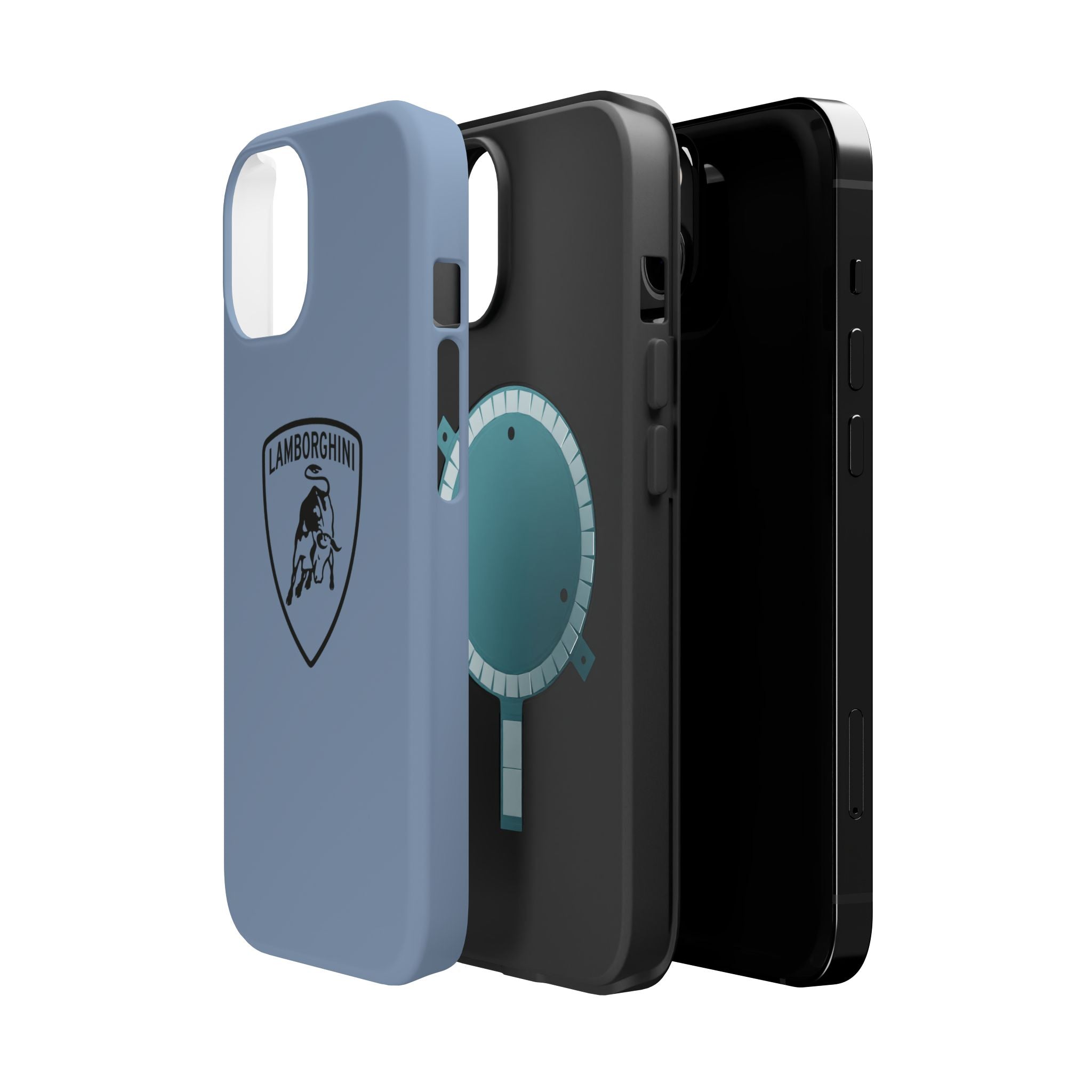 Lamborghini Azzurro Thetys inspired Magnetic Tough Cases