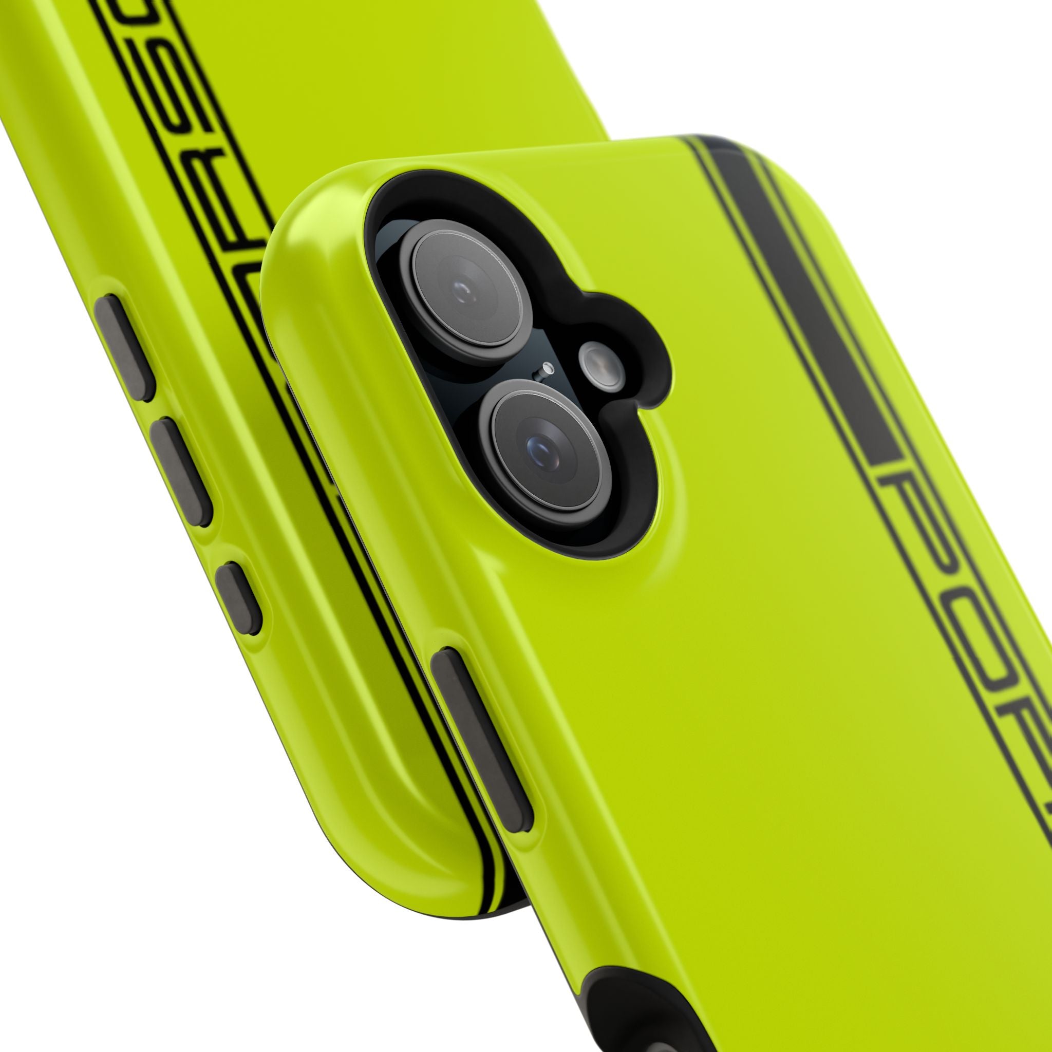 Porsche Acid Green Magnetic Tough Cases