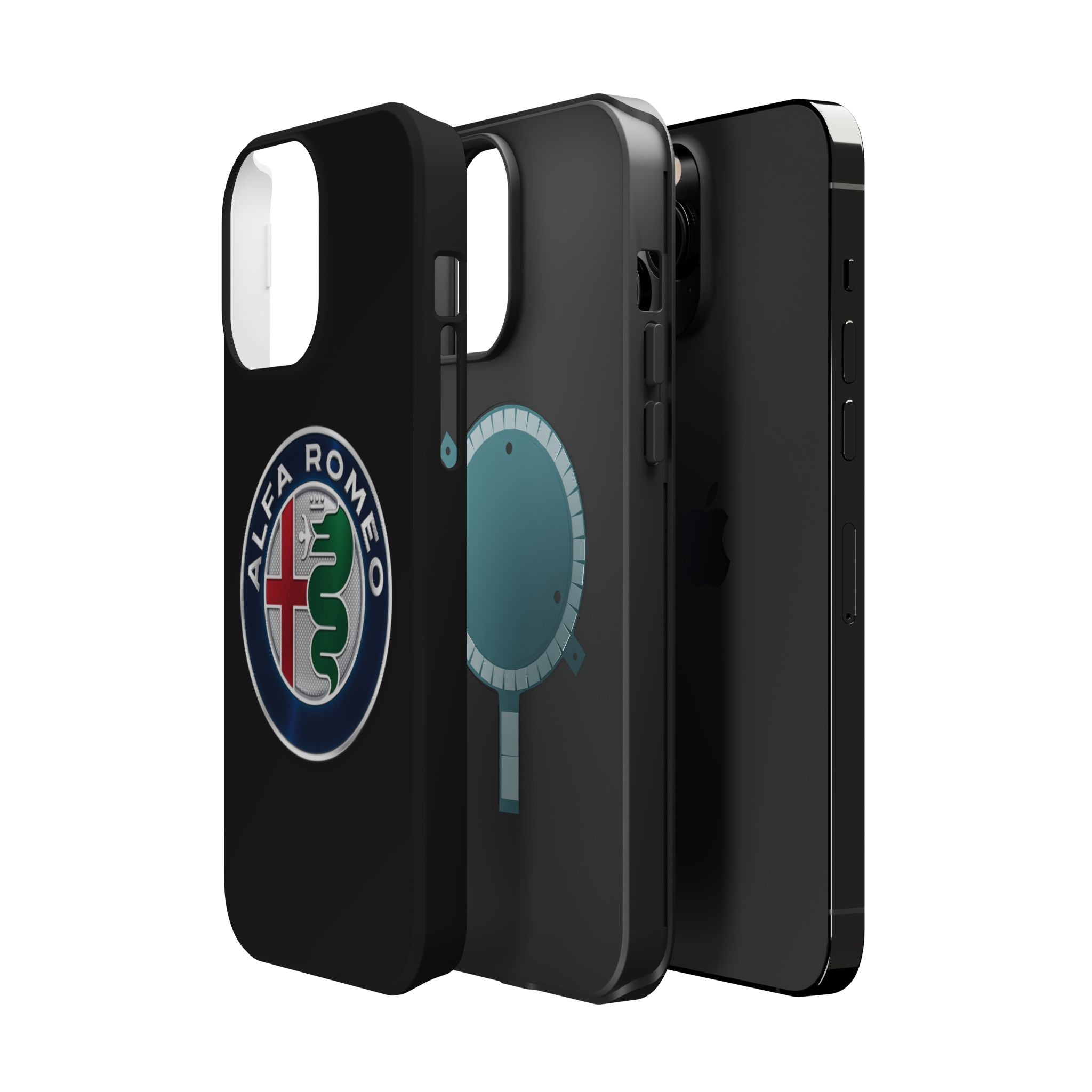 Alfa romeo Dark black inspired Magnetic Tough Cases