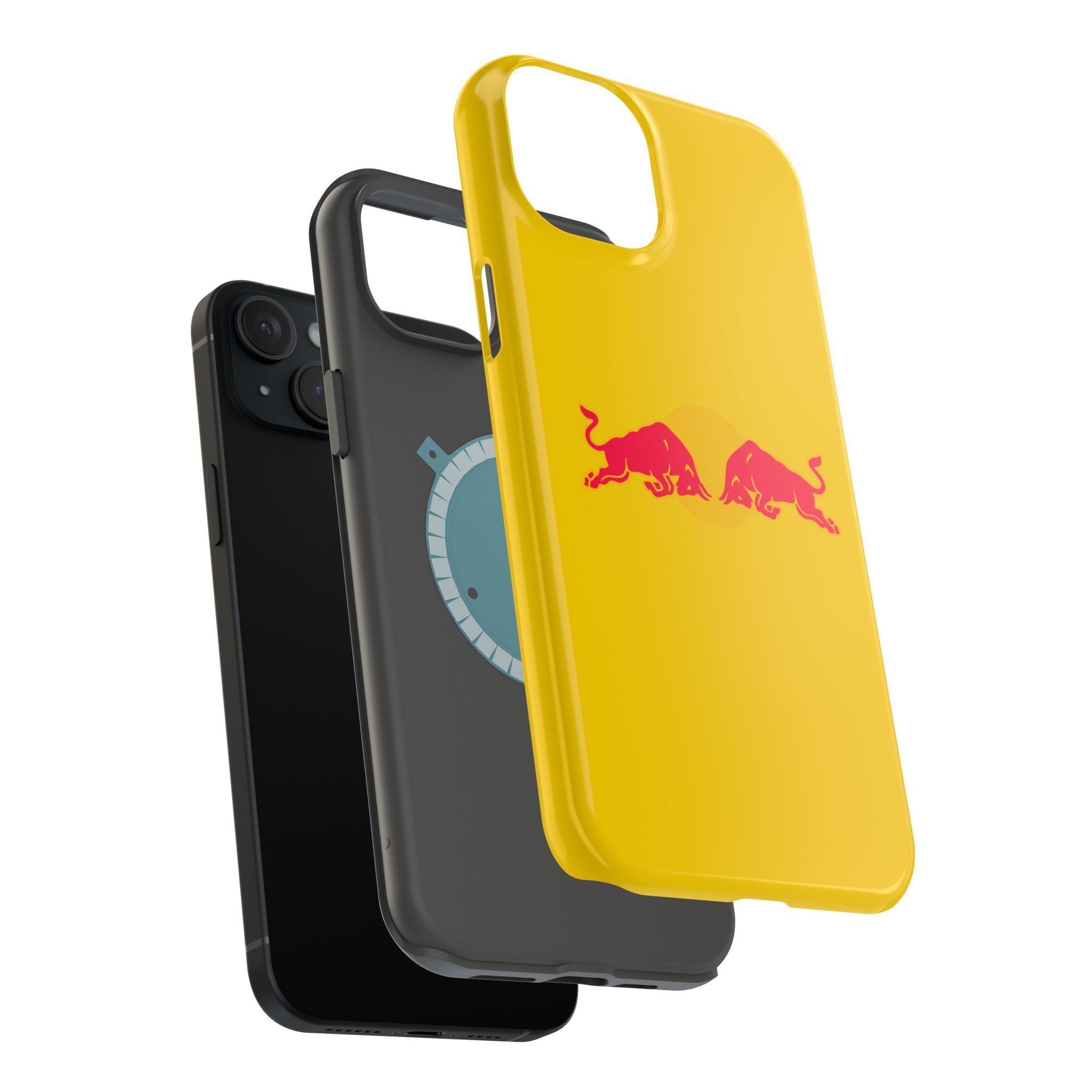 Red Bull yellow inspired Magnetic Tough Cases
