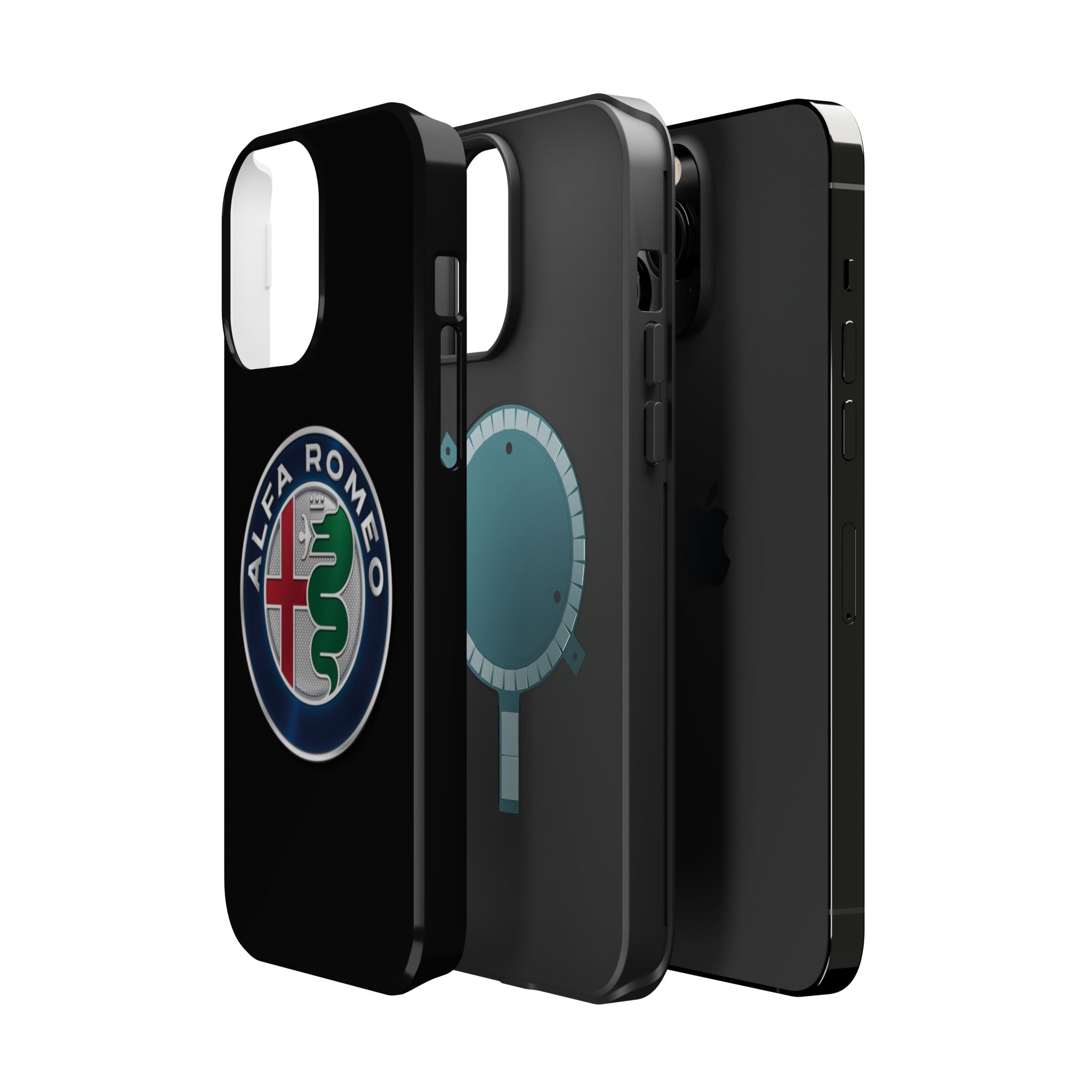 Alfa romeo Dark black inspired Magnetic Tough Cases