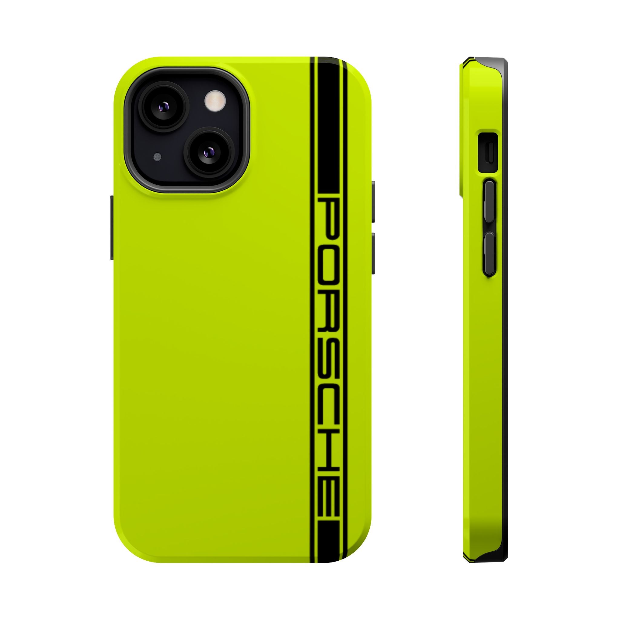Porsche Acid Green Magnetic Tough Cases