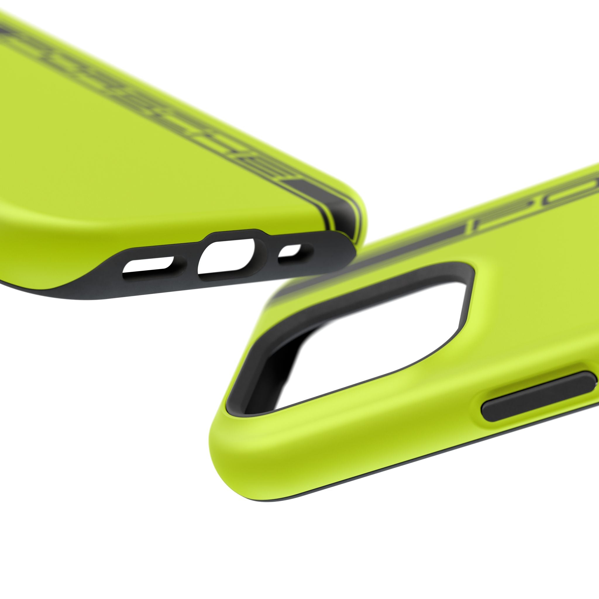 Porsche Acid Green Magnetic Tough Cases