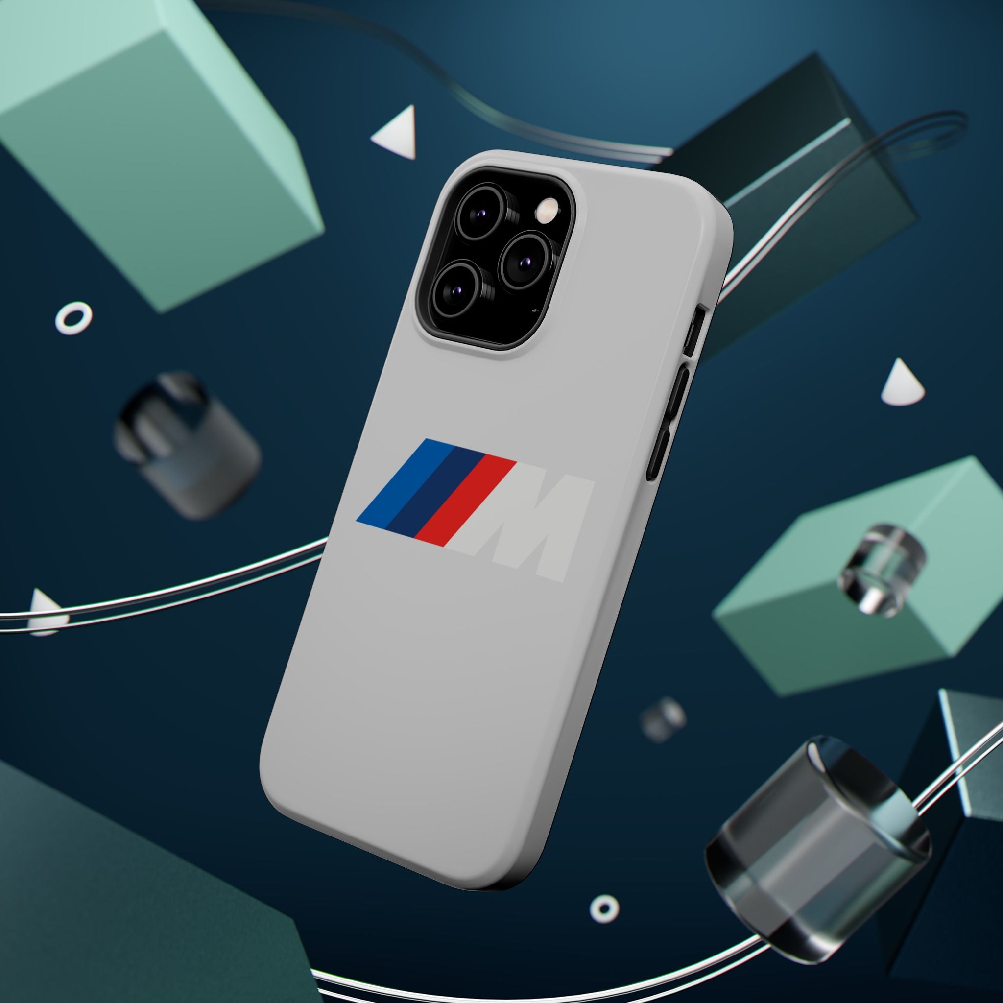 M badge inspired Magnetic Tough Cases