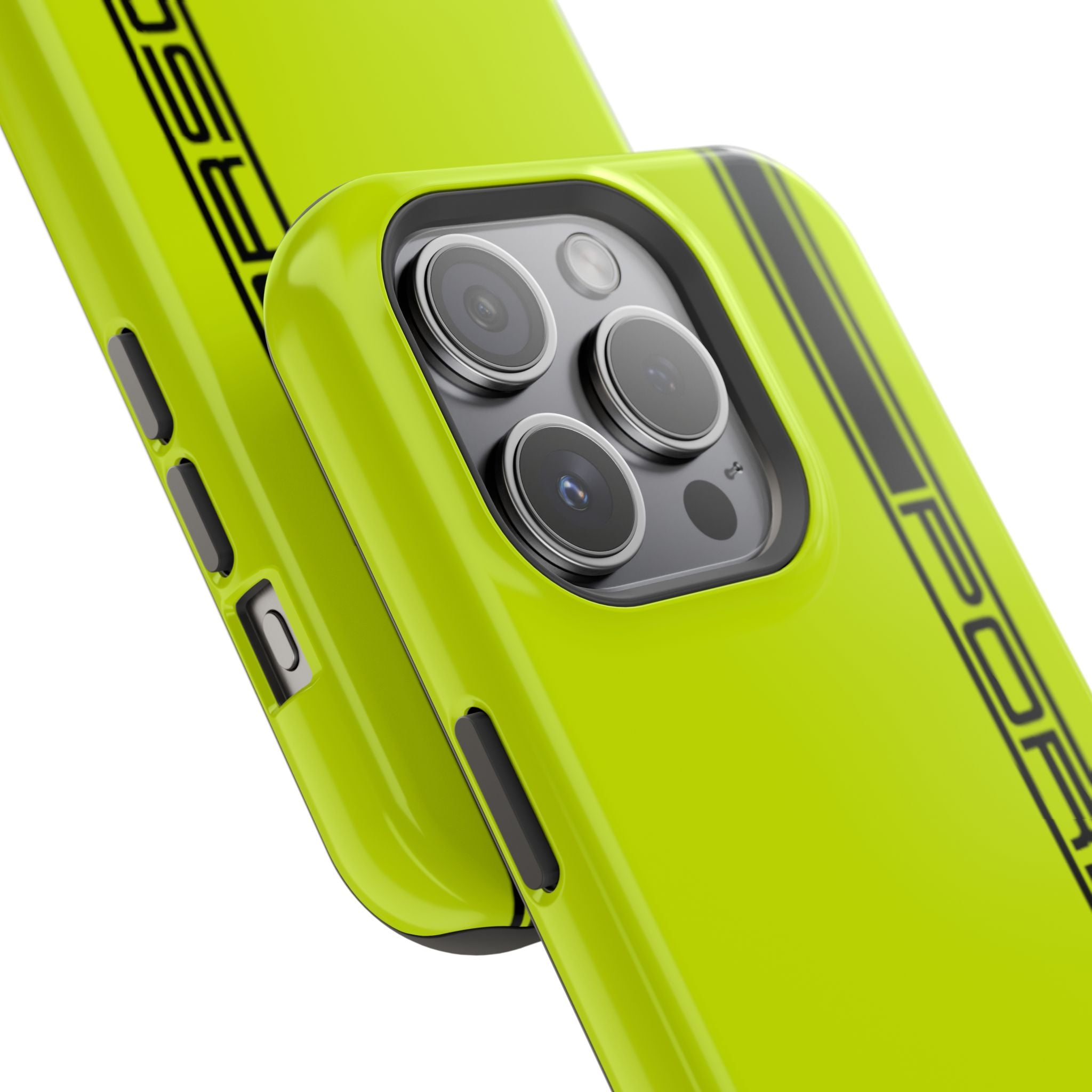 Porsche Acid Green Magnetic Tough Cases