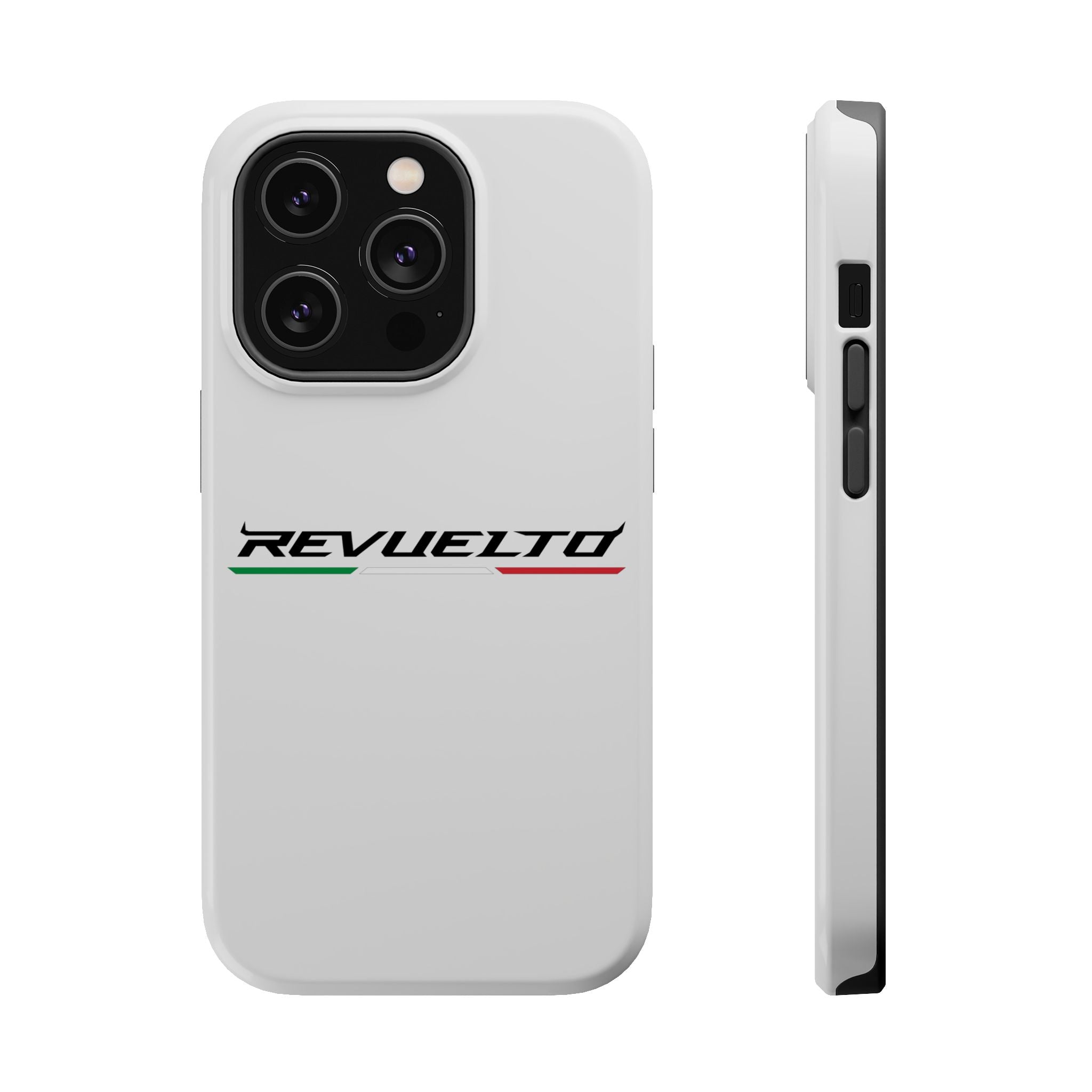 Lamborghini Revuelto White inspired Magnetic Tough Cases