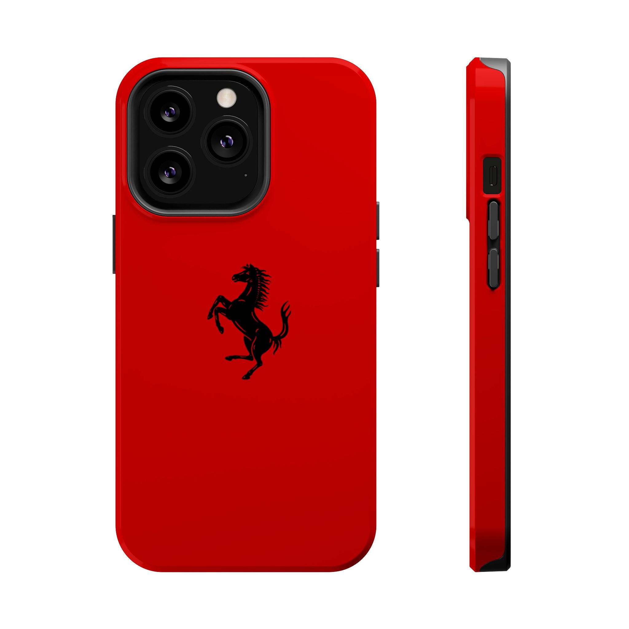 Ferrari horse Rosso Corsa inspired Magnetic Tough Cases