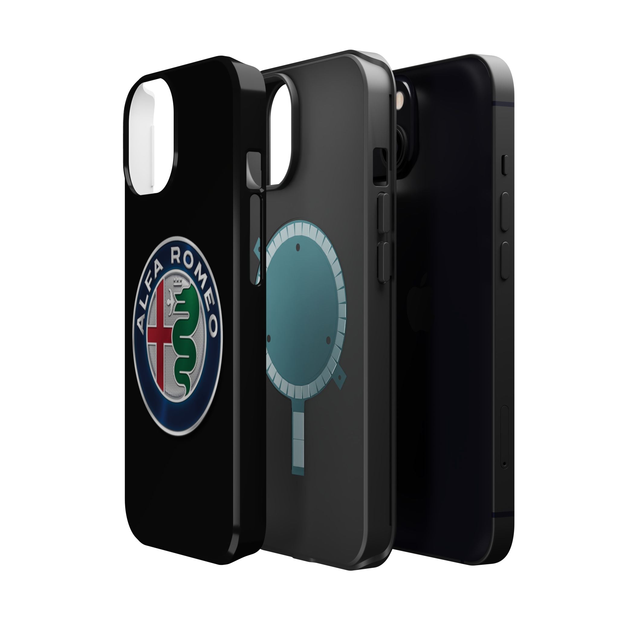 Alfa romeo Dark black inspired Magnetic Tough Cases