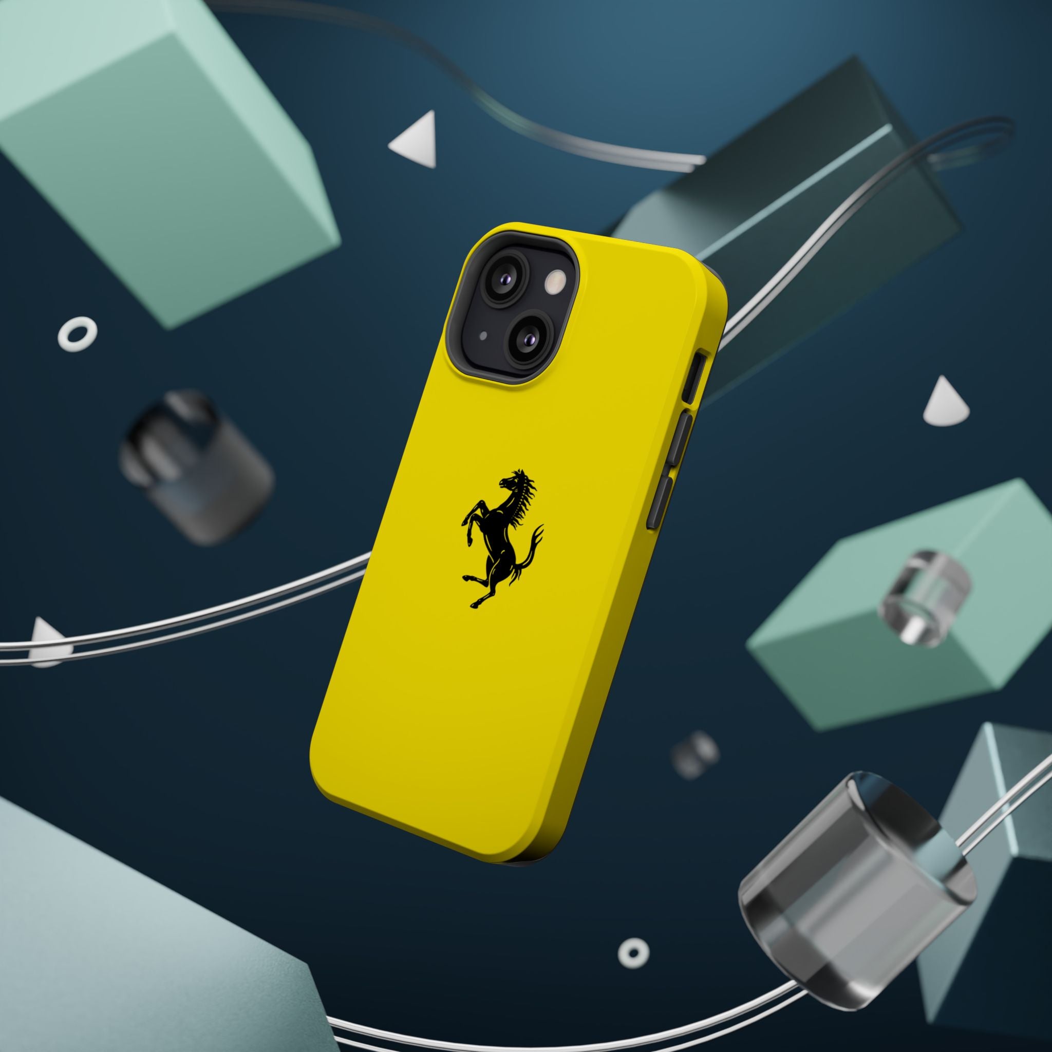Ferrari horse Giallo Modena inspired Tough Cases