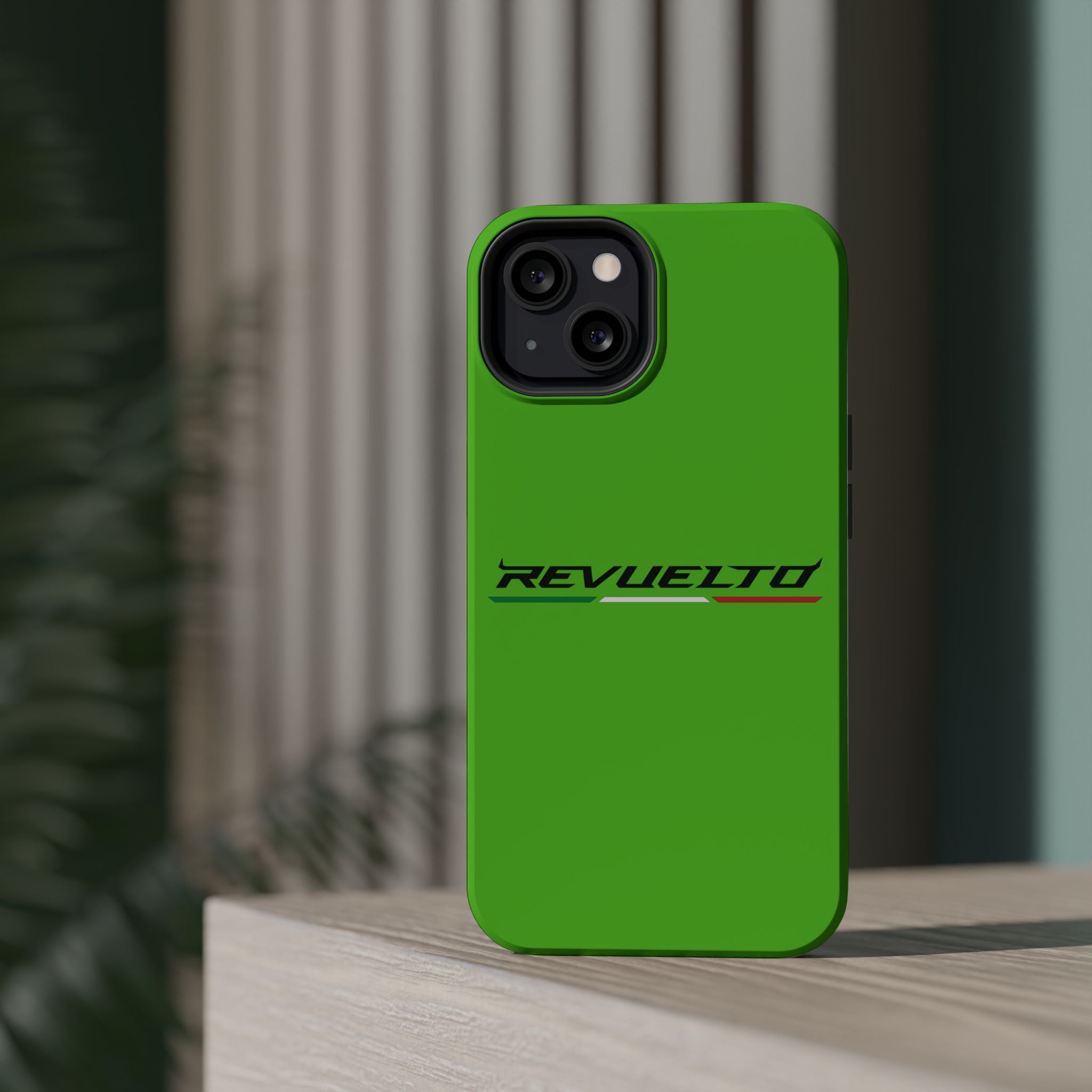 Lamborghini Revuelto Green inspired Magnetic Tough Cases