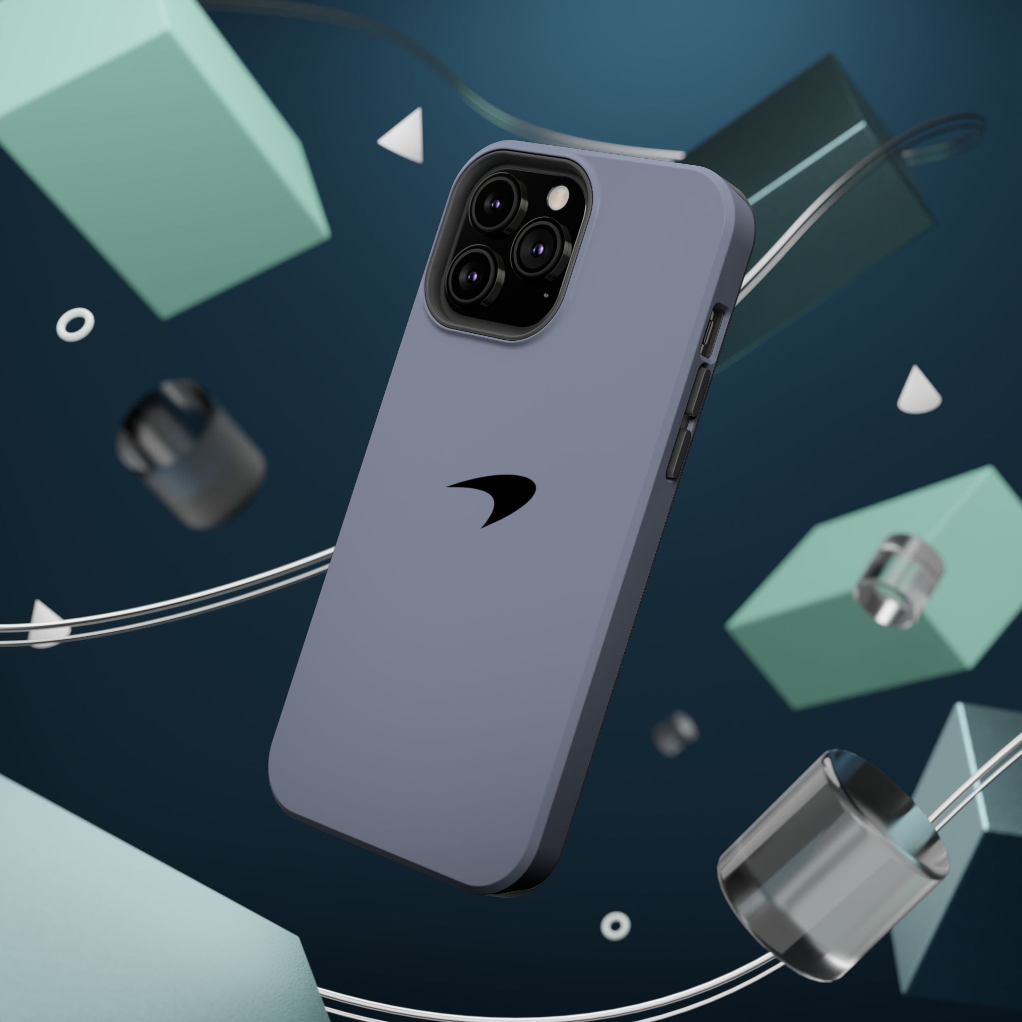 Titanium silver McLaren inspired Magnetic Tough Cases