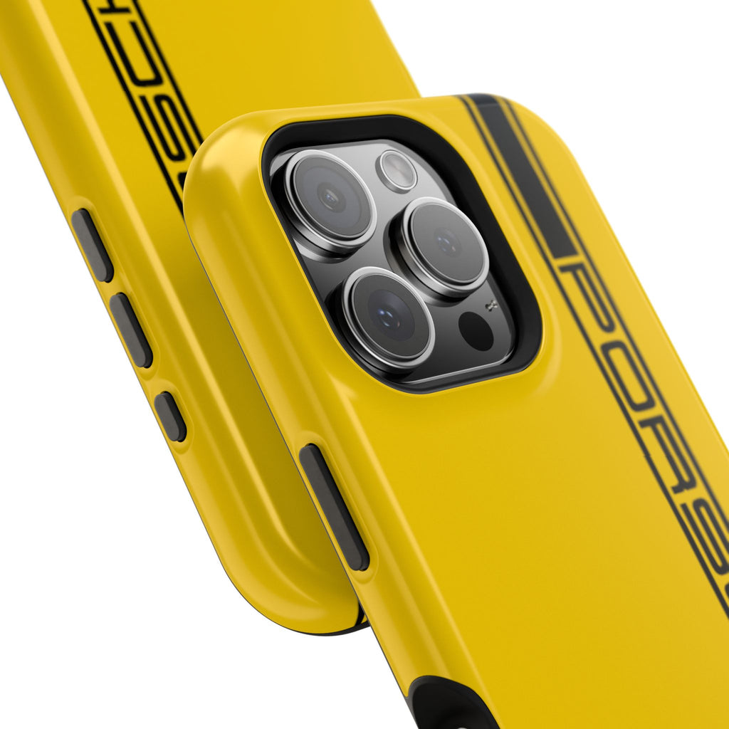 Porsche Speed yellow inspired Magnetic Tough Cases