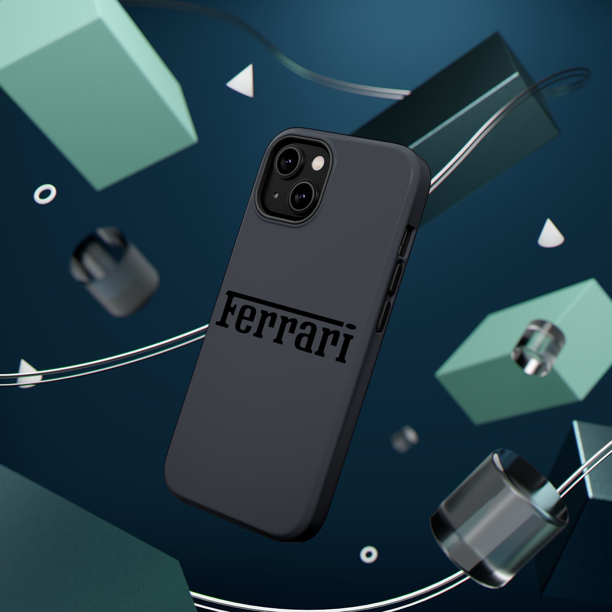 Ferrari Grigio Silverstone inspired Magnetic Tough Cases