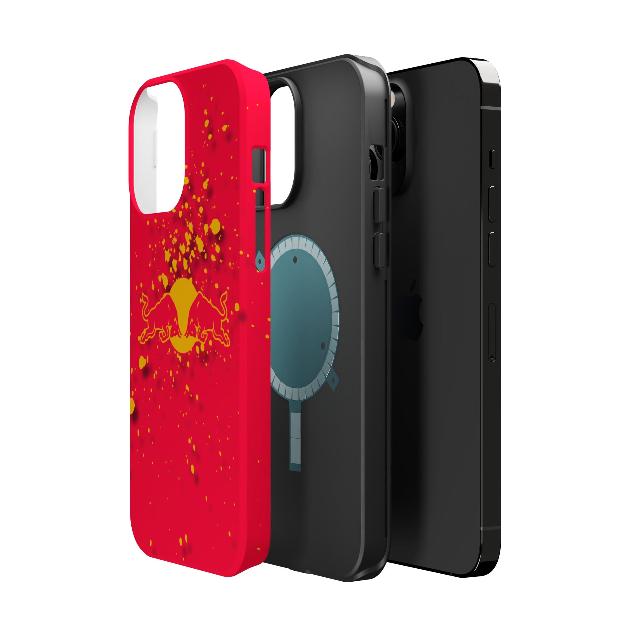 Red Bull with yellow splash inspired Magnetic Tough Cases